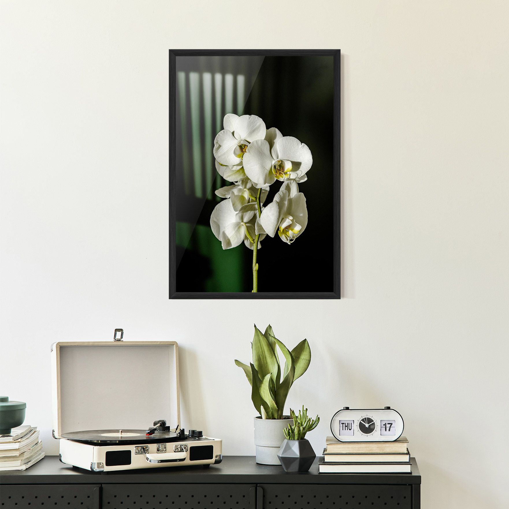 Orchid On Green mockup 2