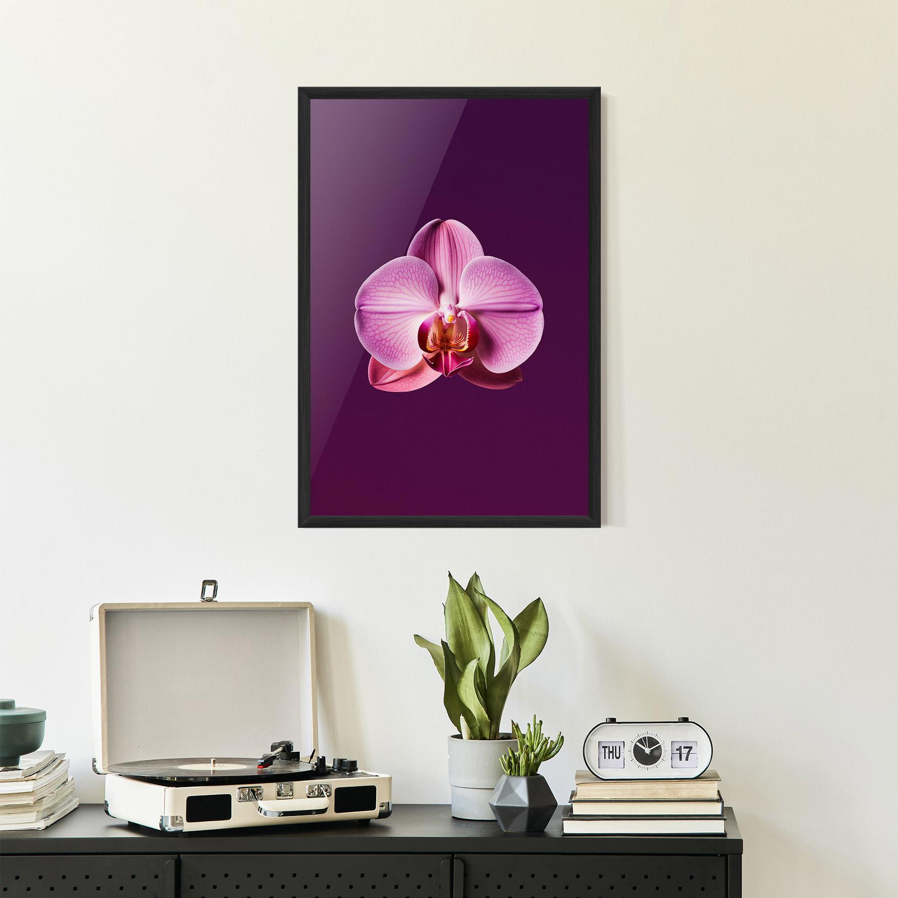 Poster Înrămat Purple Orchid mockup 2