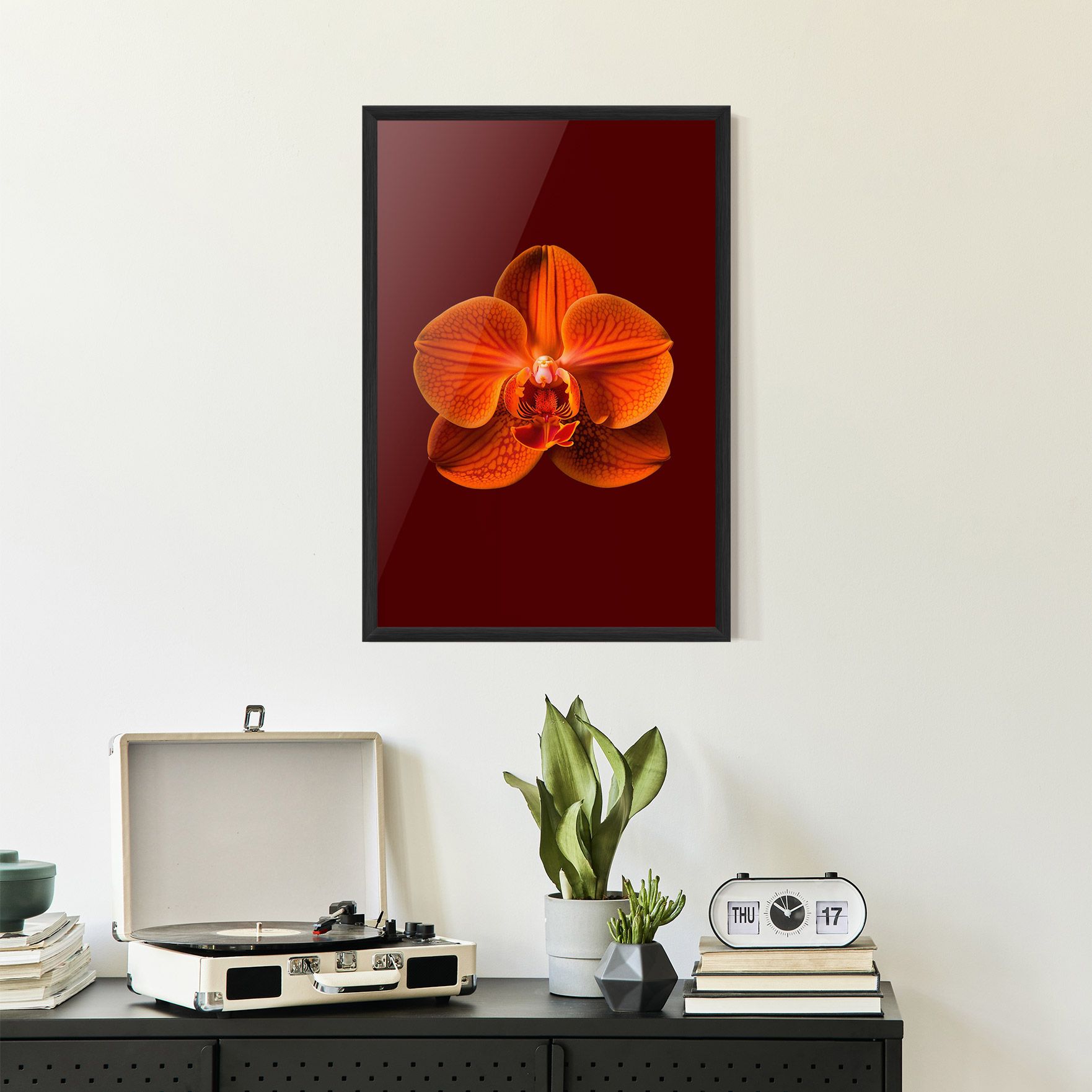 Strong Orange Orchid mockup 2