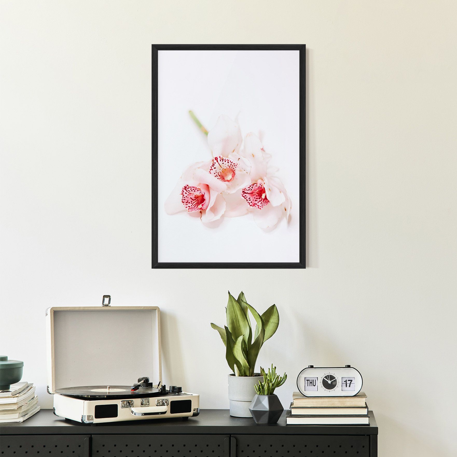 White Orchid With Pink mockup 2
