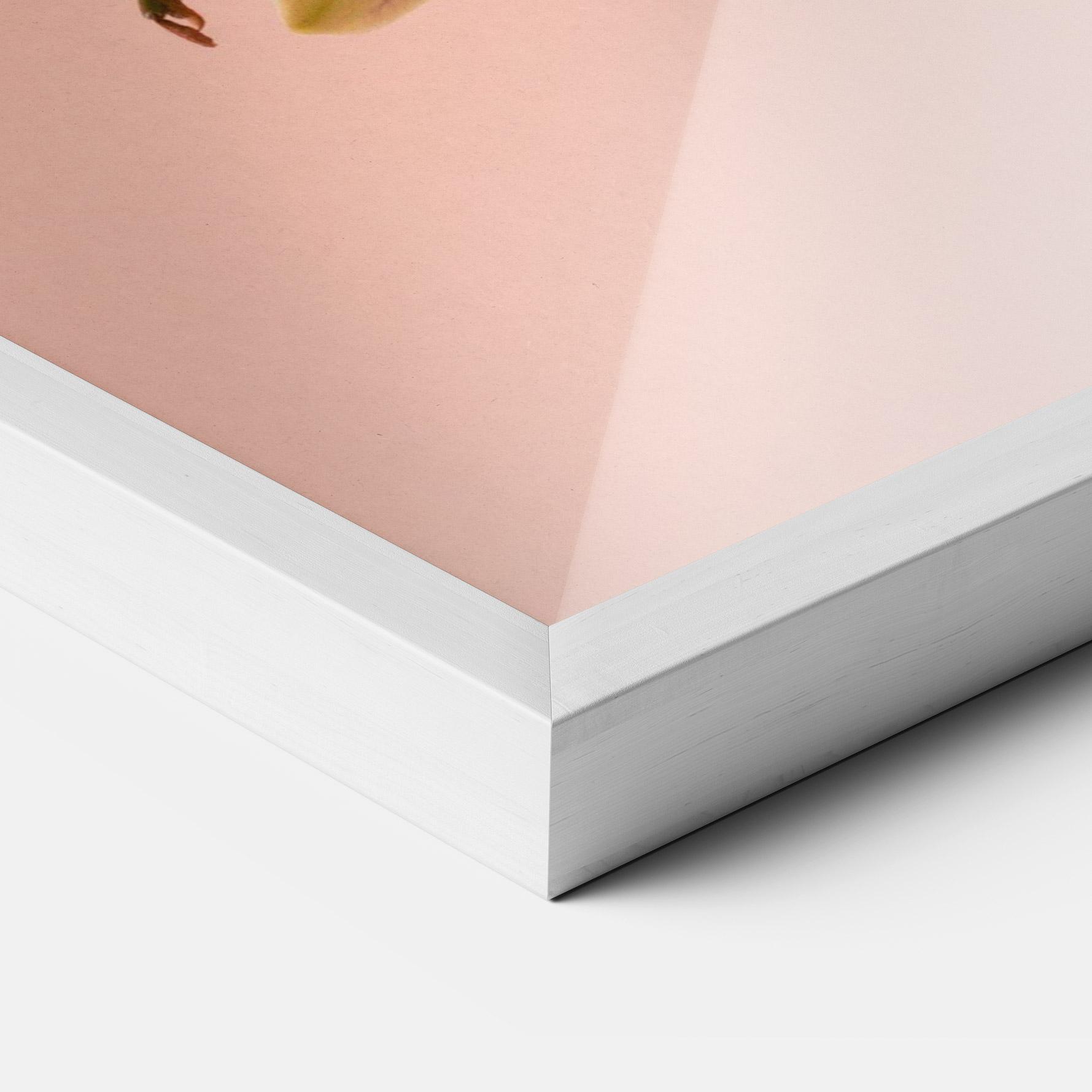 Poster Înrămat Orchids On Pink mockup 3