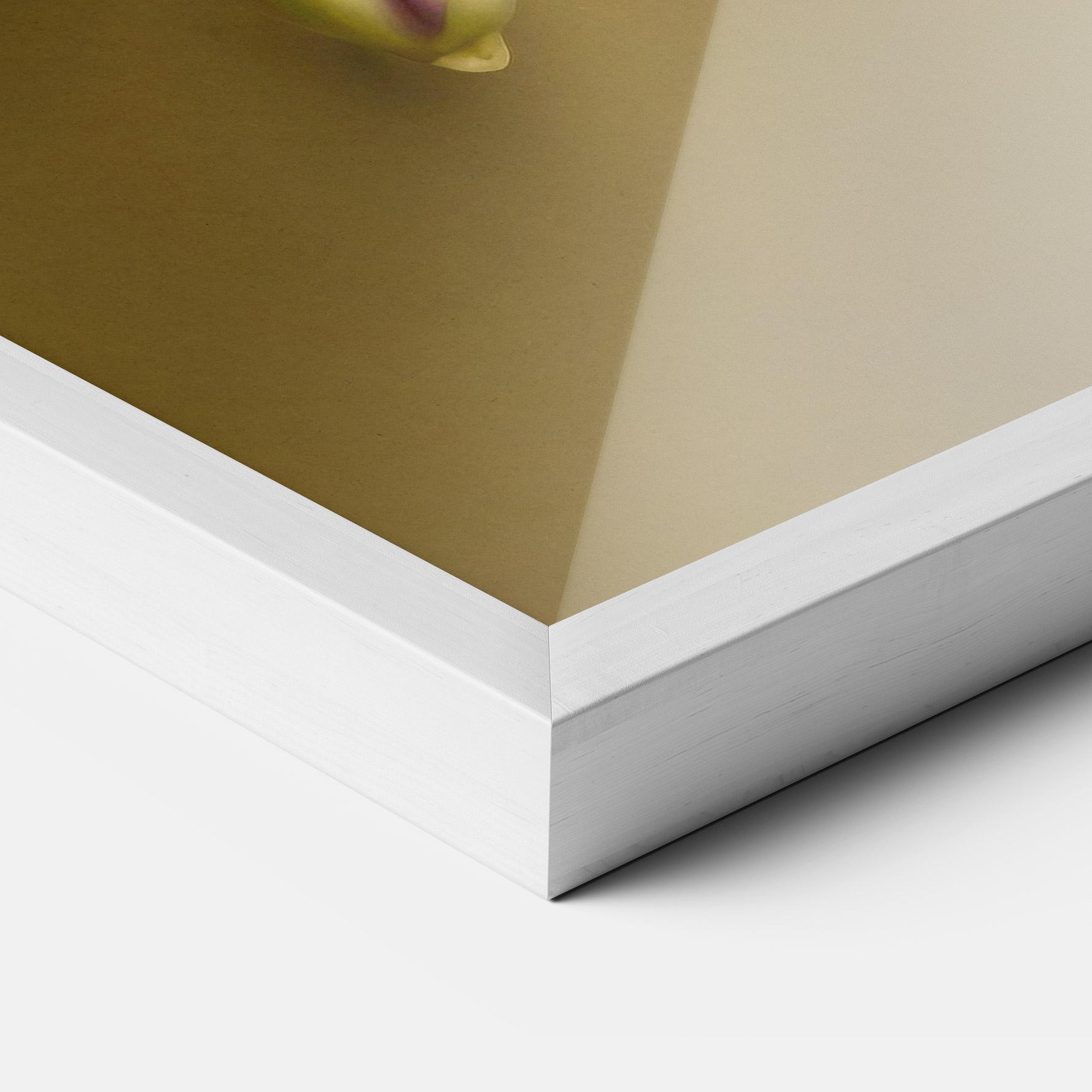 Poster Înrămat Pastel Yellow Orchid mockup 3