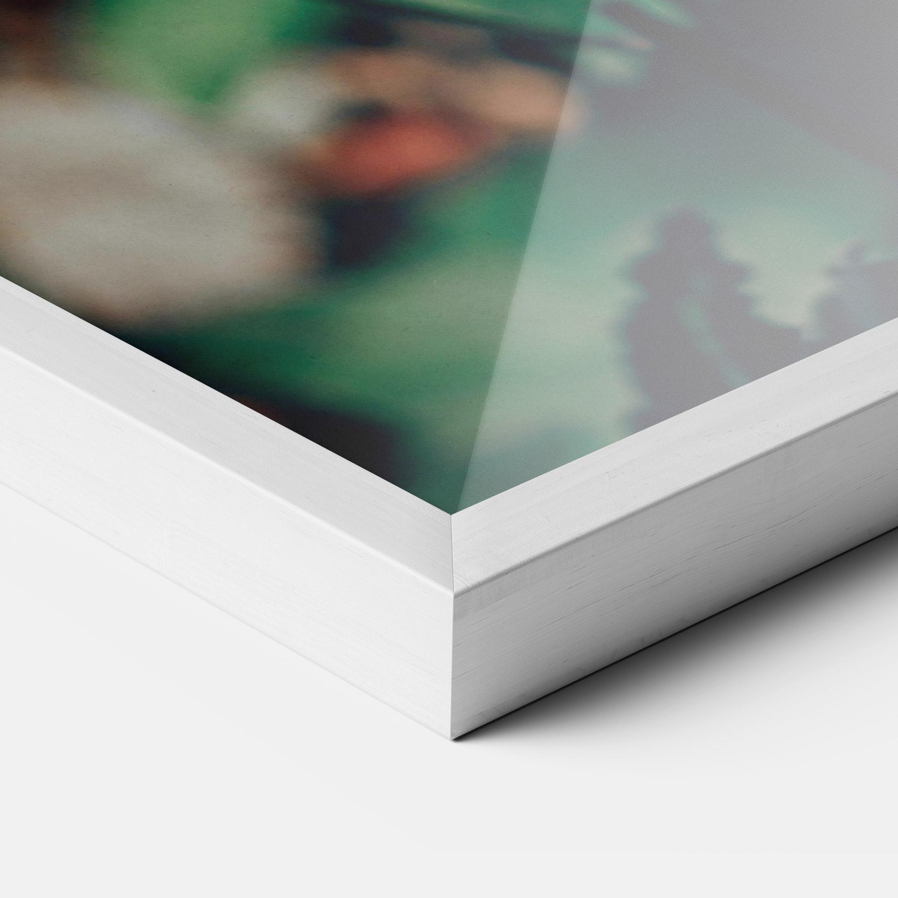 Poster Înrămat White Red Orchid mockup 3