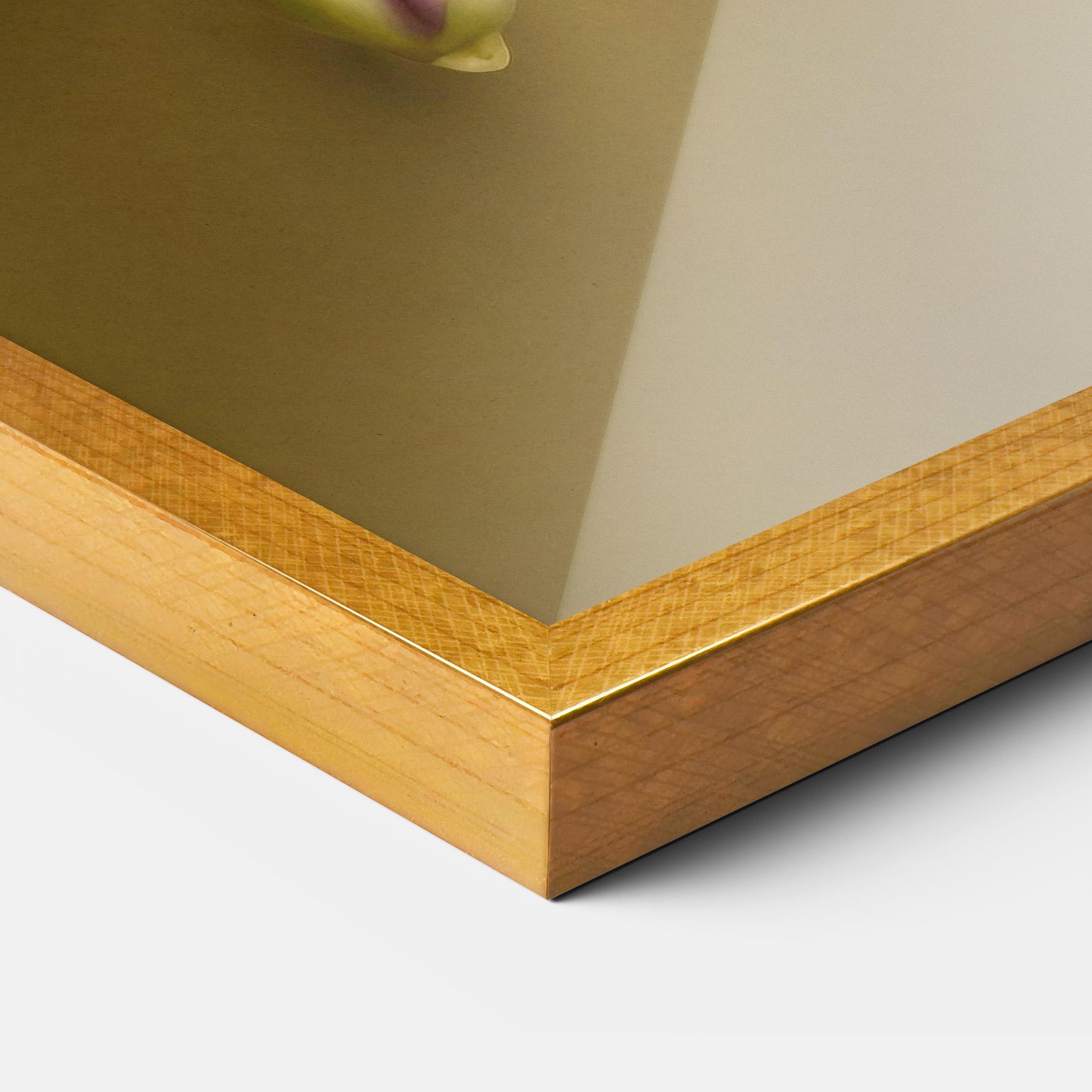 Poster Înrămat Pastel Yellow Orchid mockup 3