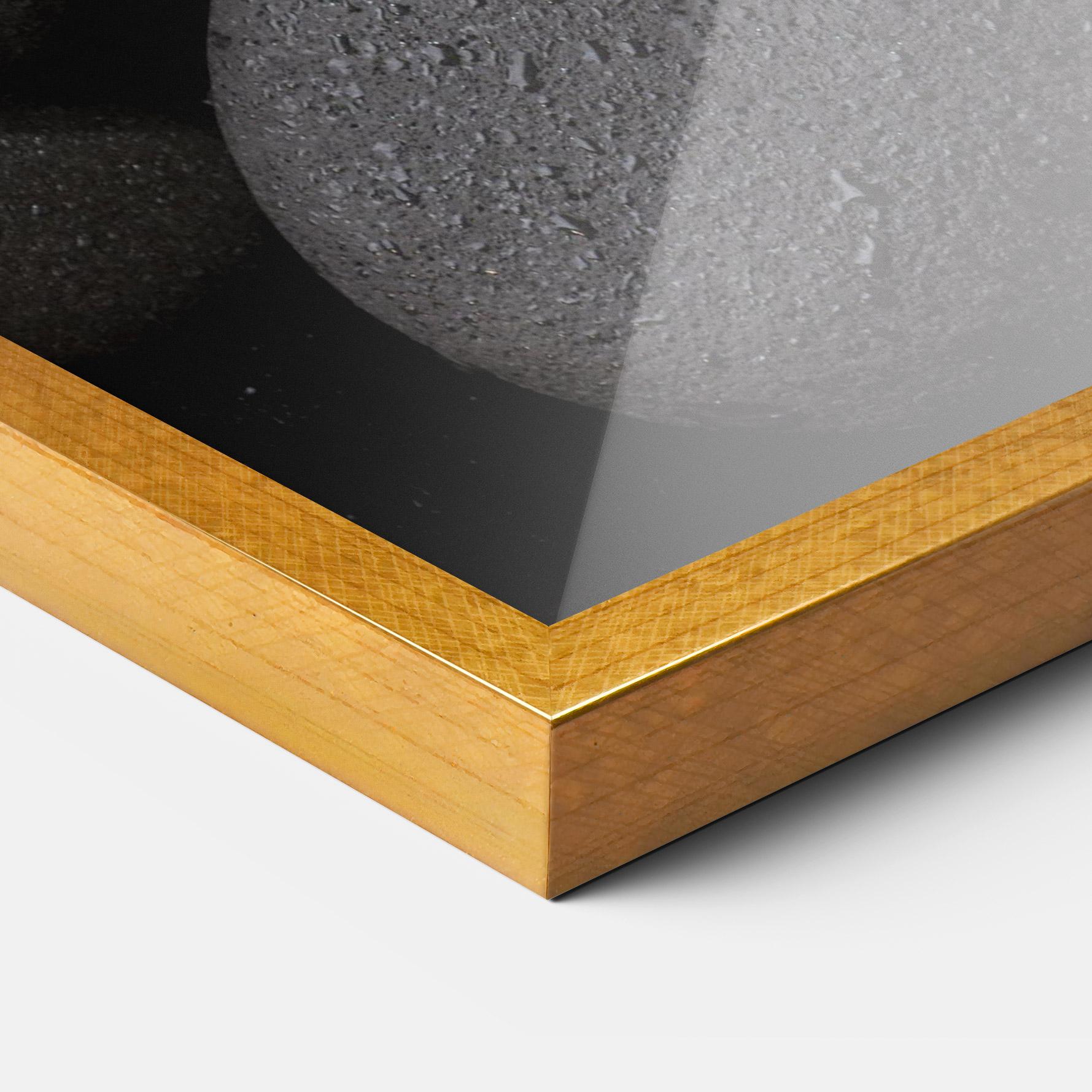 Poster Înrămat Purple Orchid On Rocks mockup 3