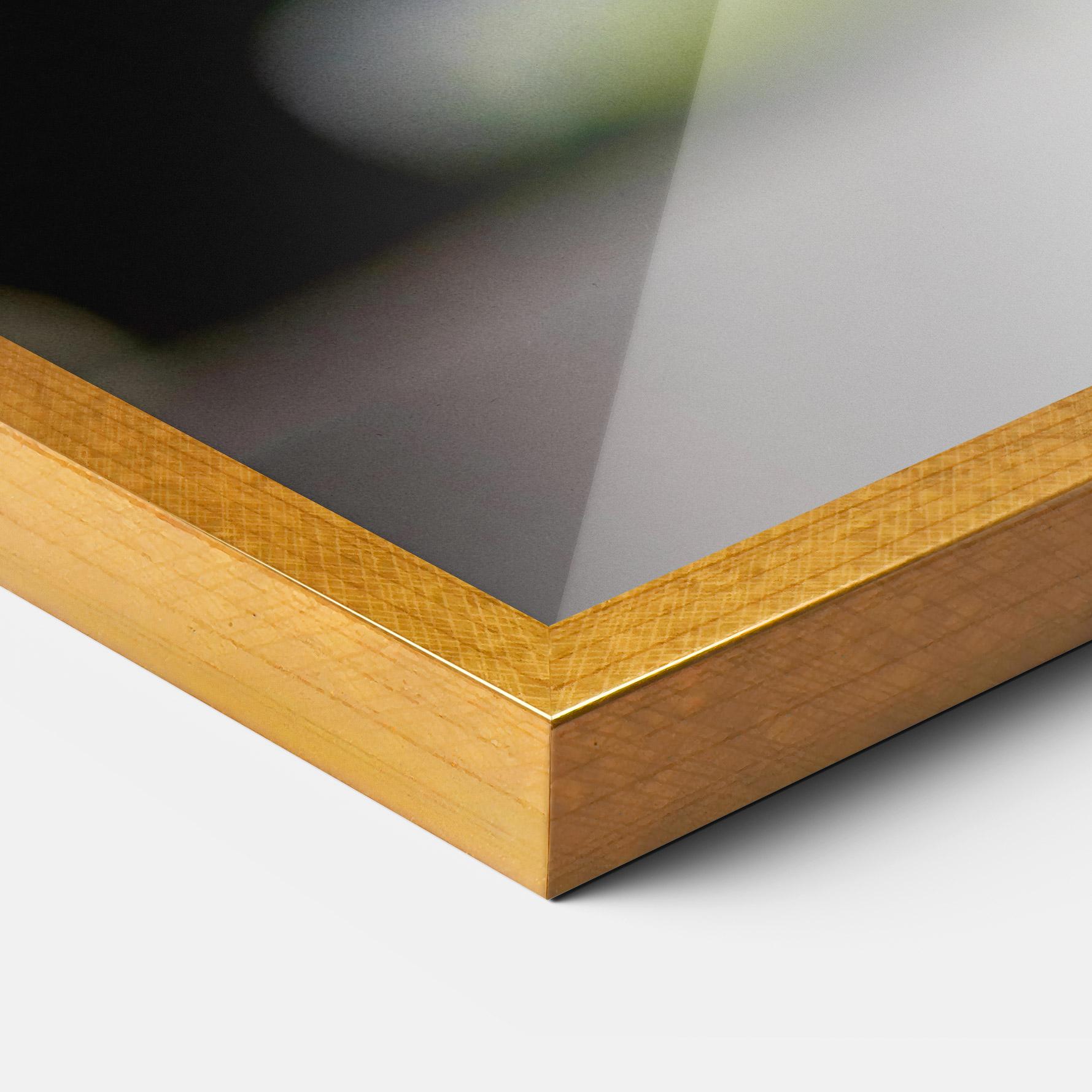 Poster Înrămat White Orchid With Water mockup 3