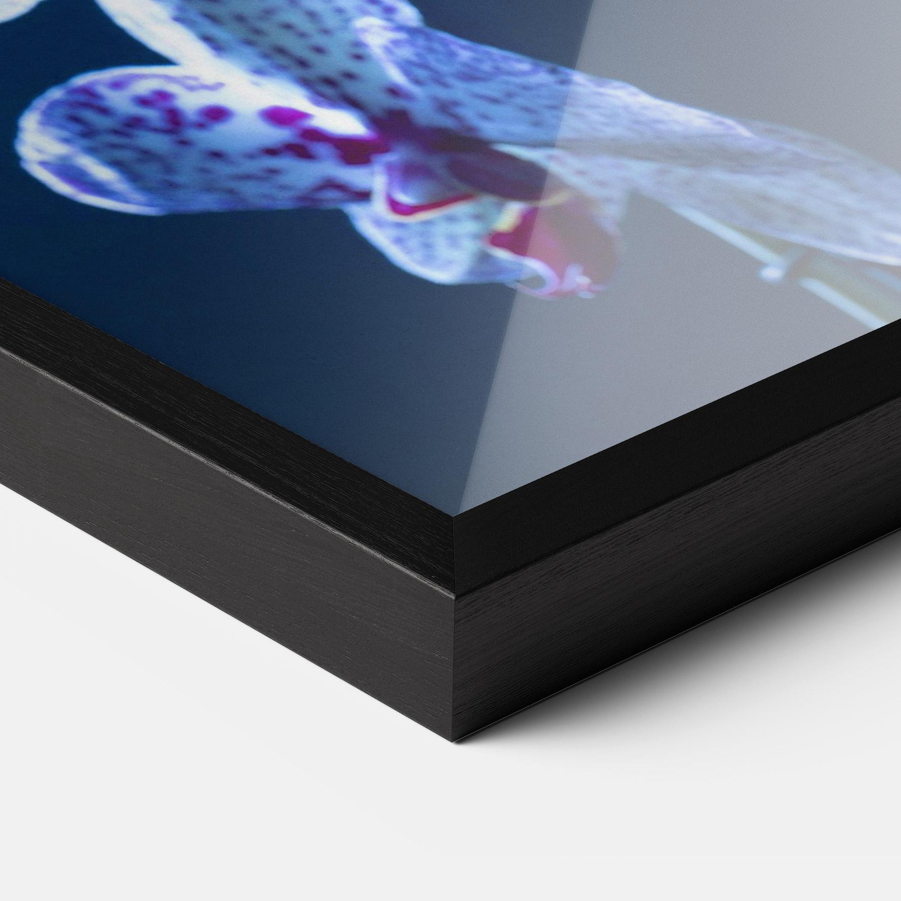 Poster Înrămat Blue Light Orchid mockup 3