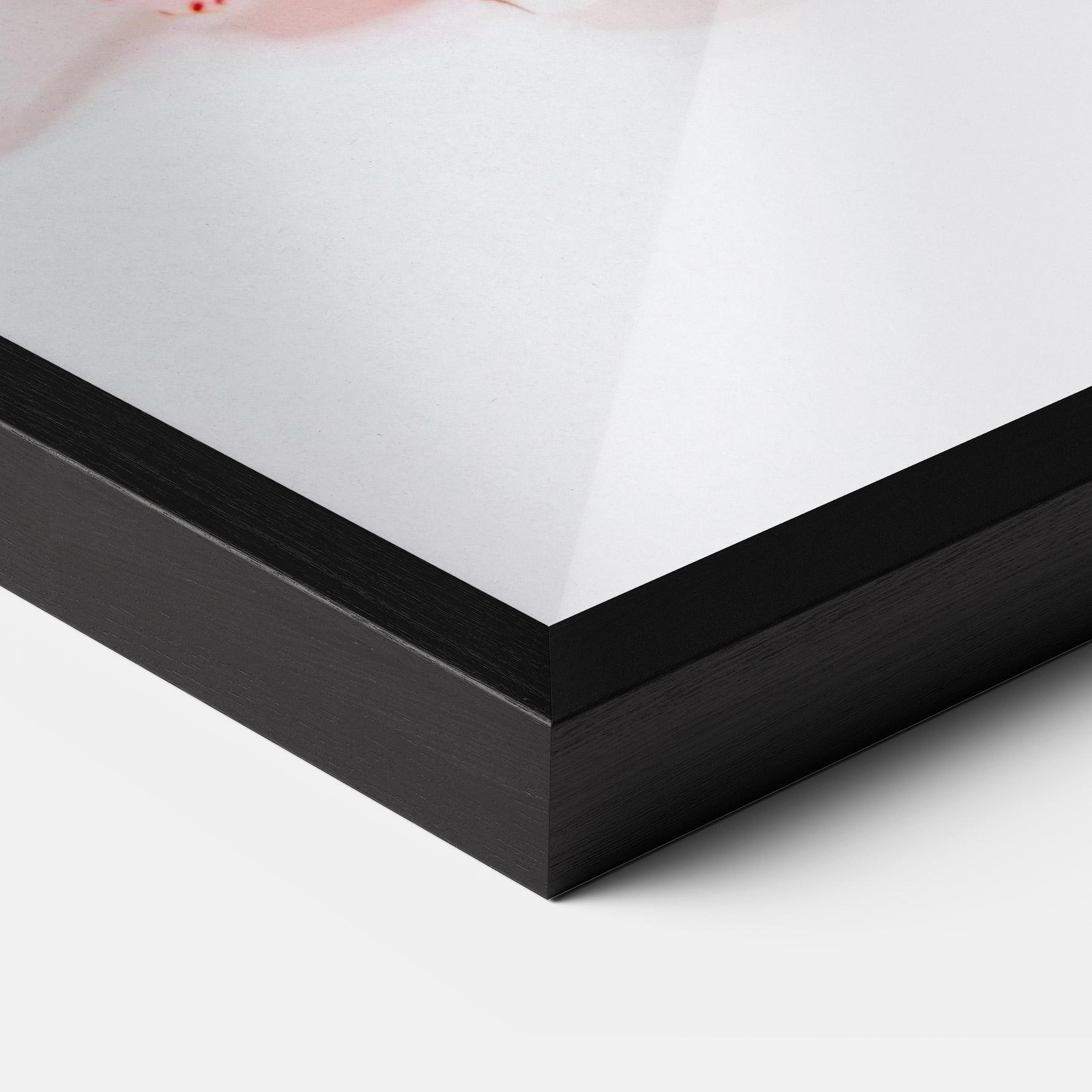 Poster Înrămat White Orchid With Pink mockup 3