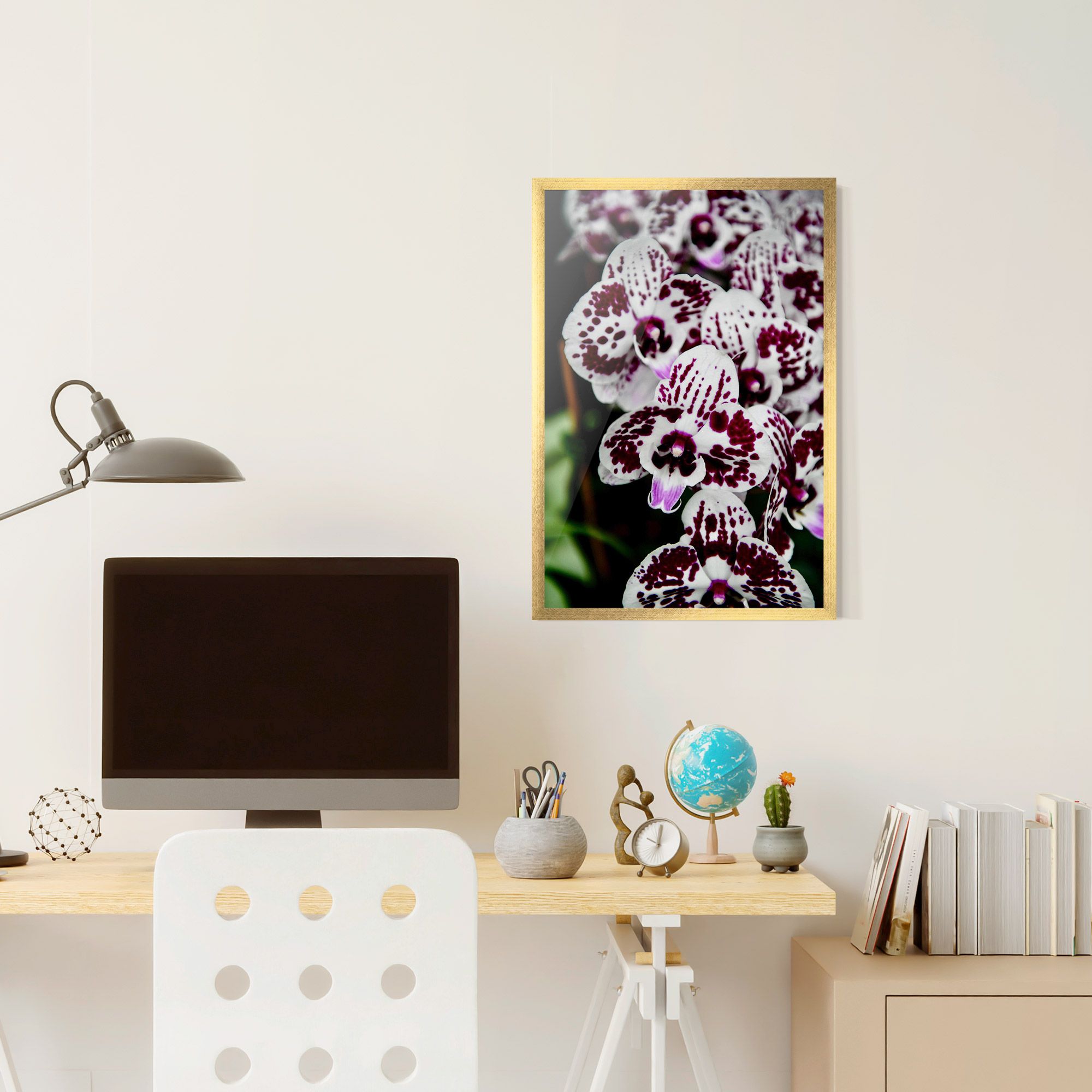 Dark Purple Orchids mockup 6