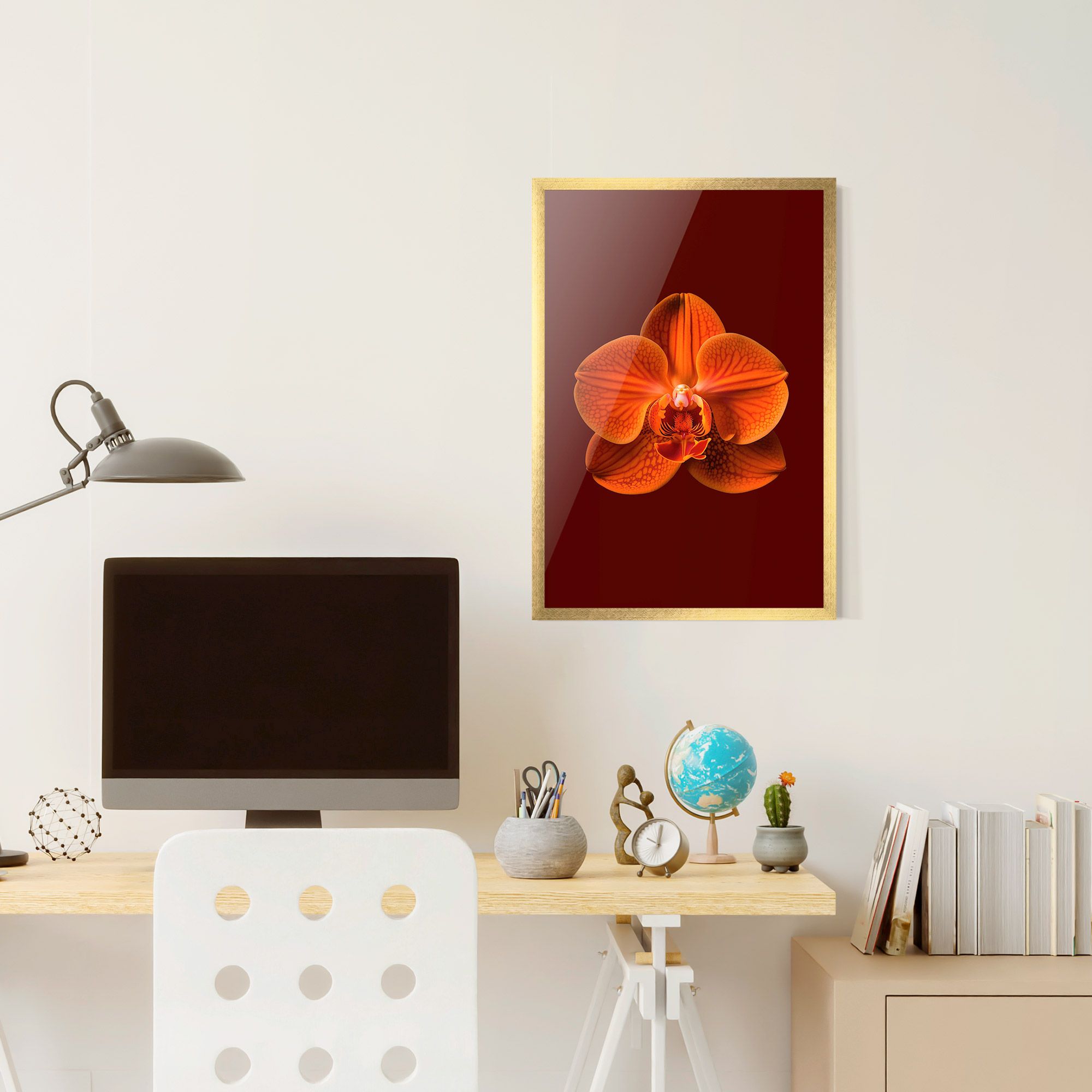 Strong Orange Orchid mockup 6