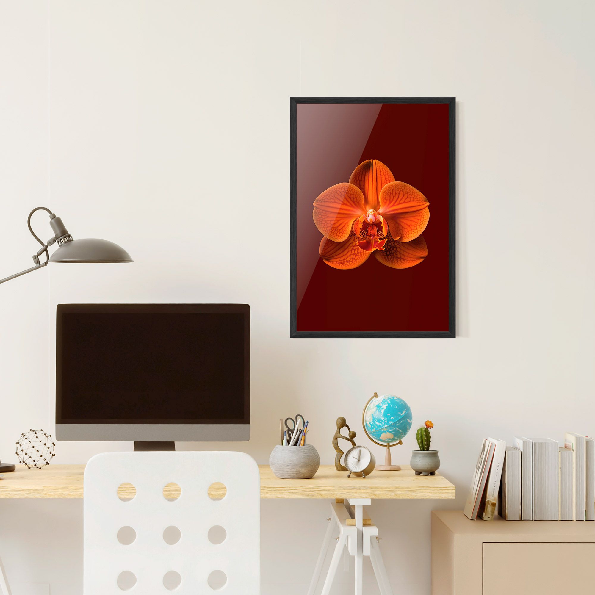 Strong Orange Orchid mockup 6