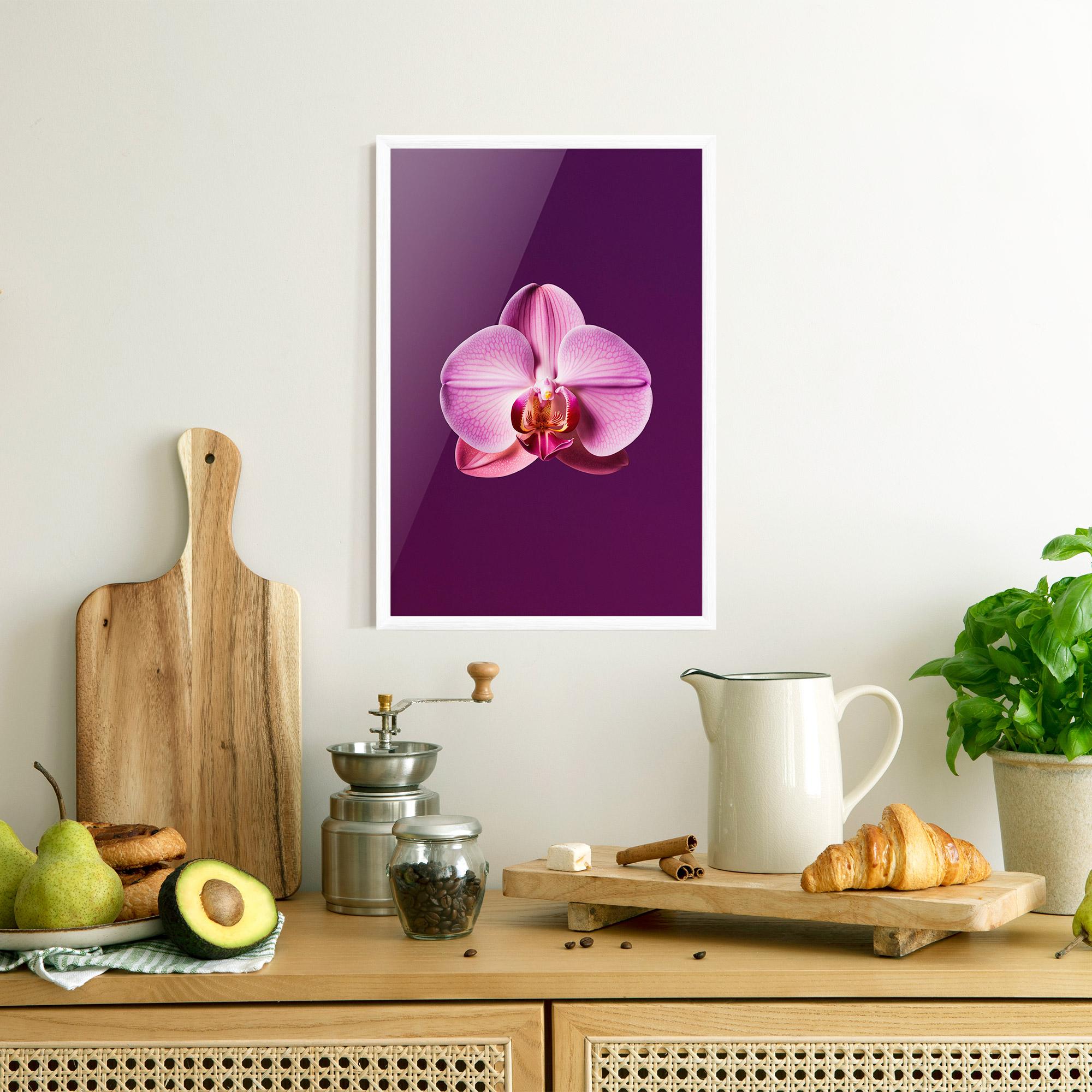 Poster Înrămat Purple Orchid mockup 8