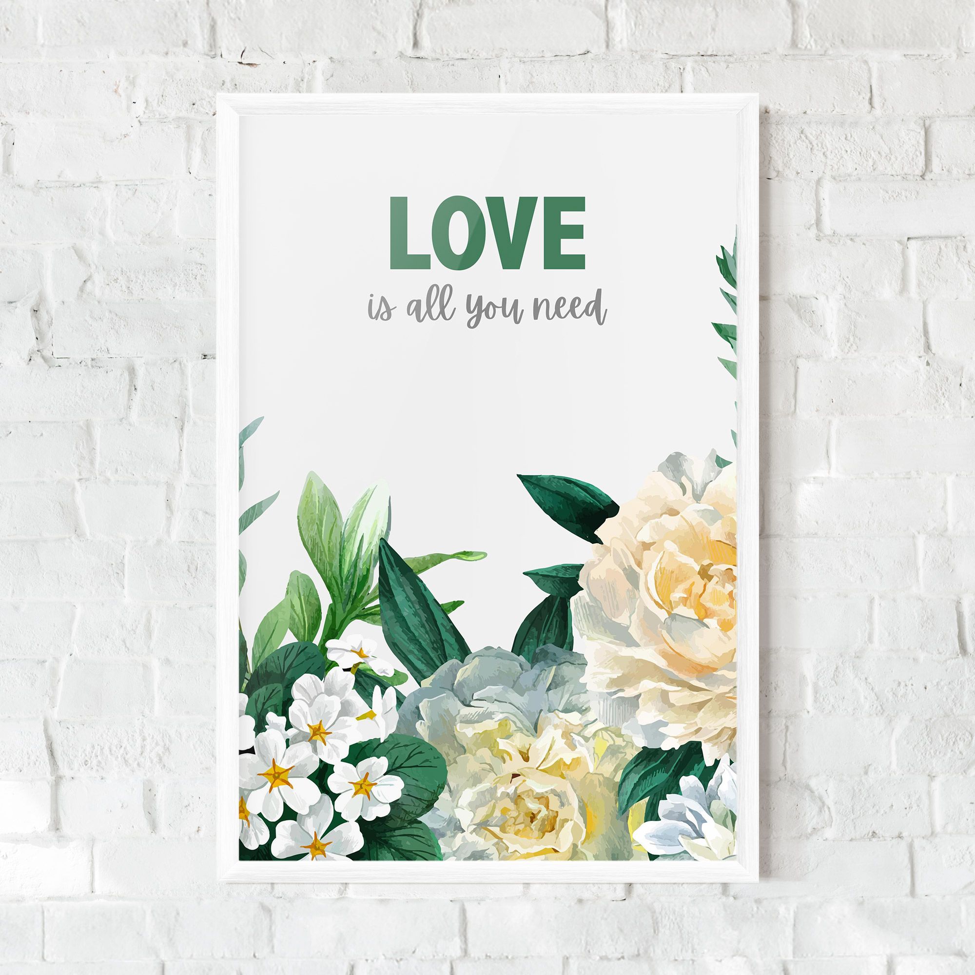 Green Rose Love mockup 0