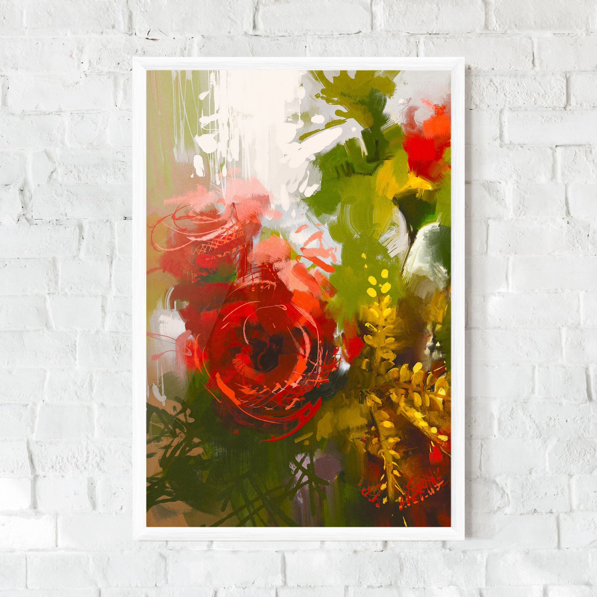 Red Rose Painting mockup 0