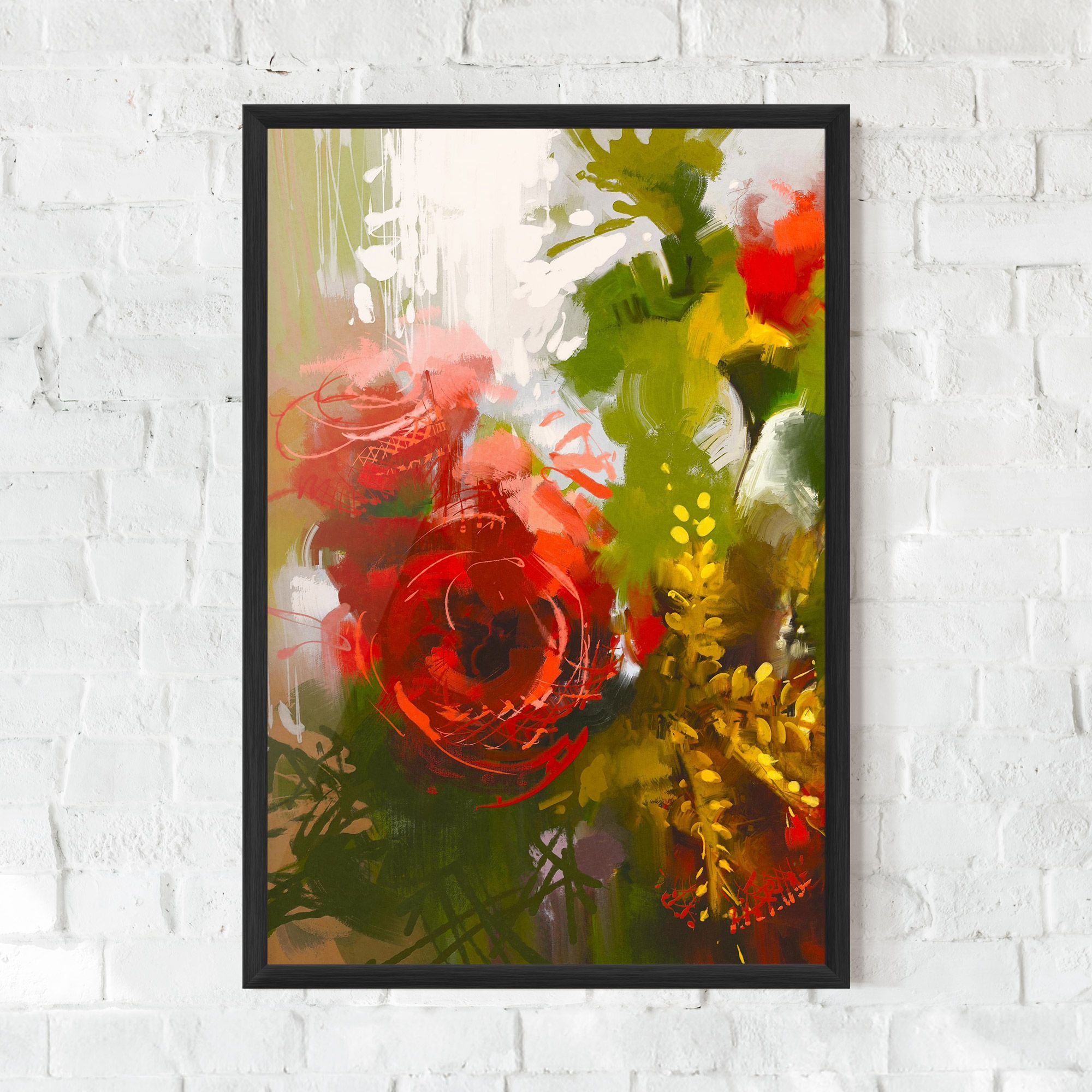 Red Rose Painting mockup 0