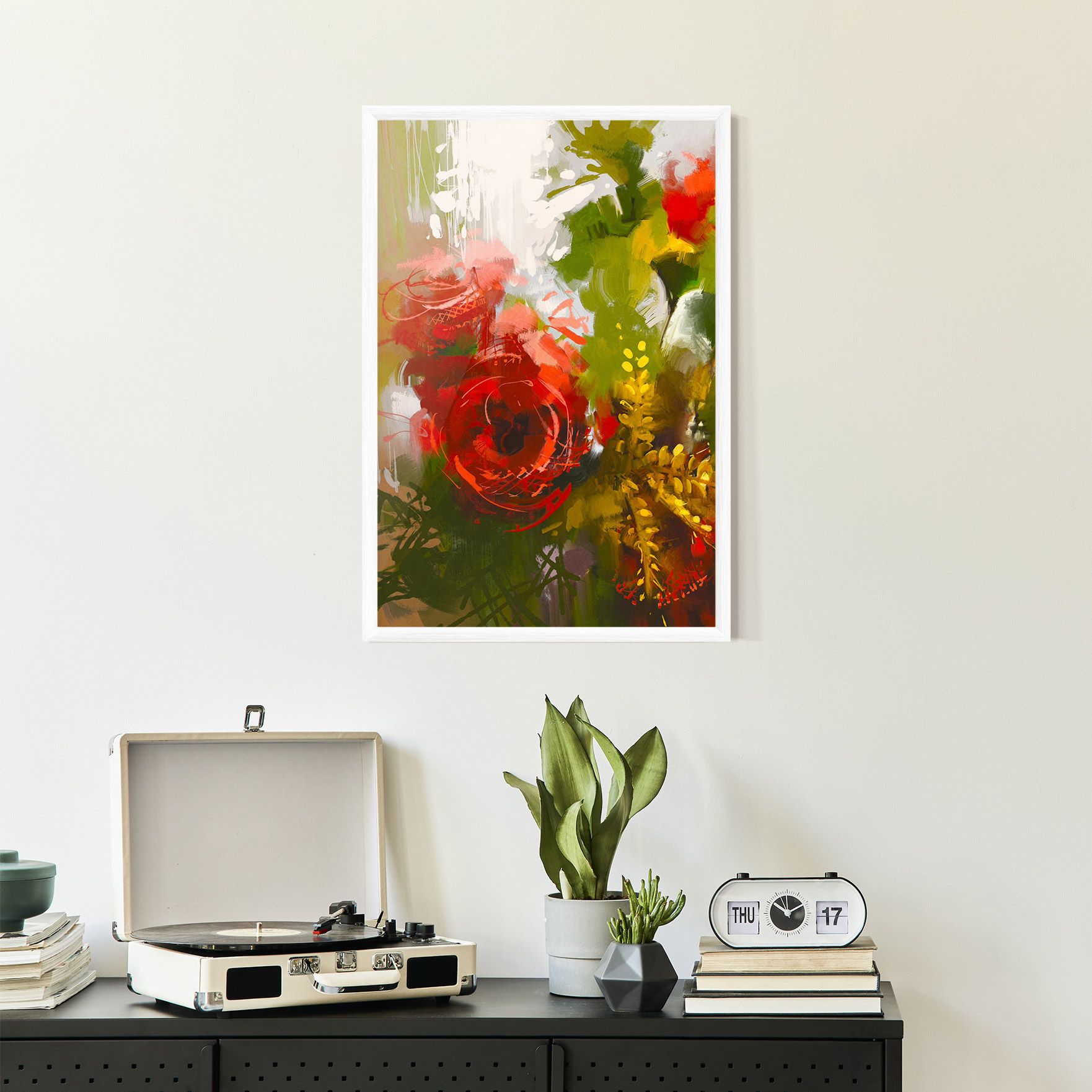 Red Rose Painting mockup 2