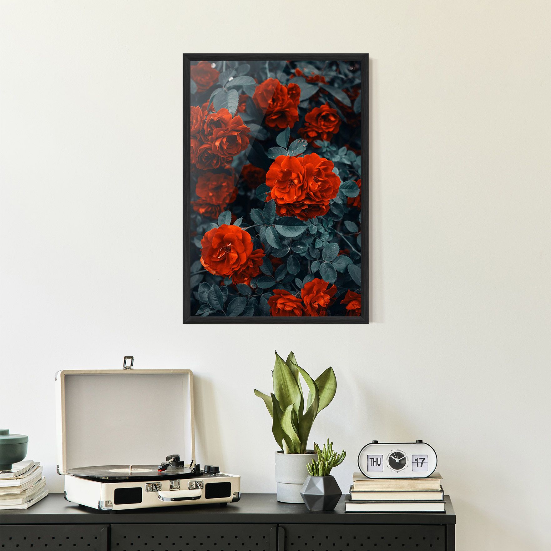Bright Red Rose mockup 2