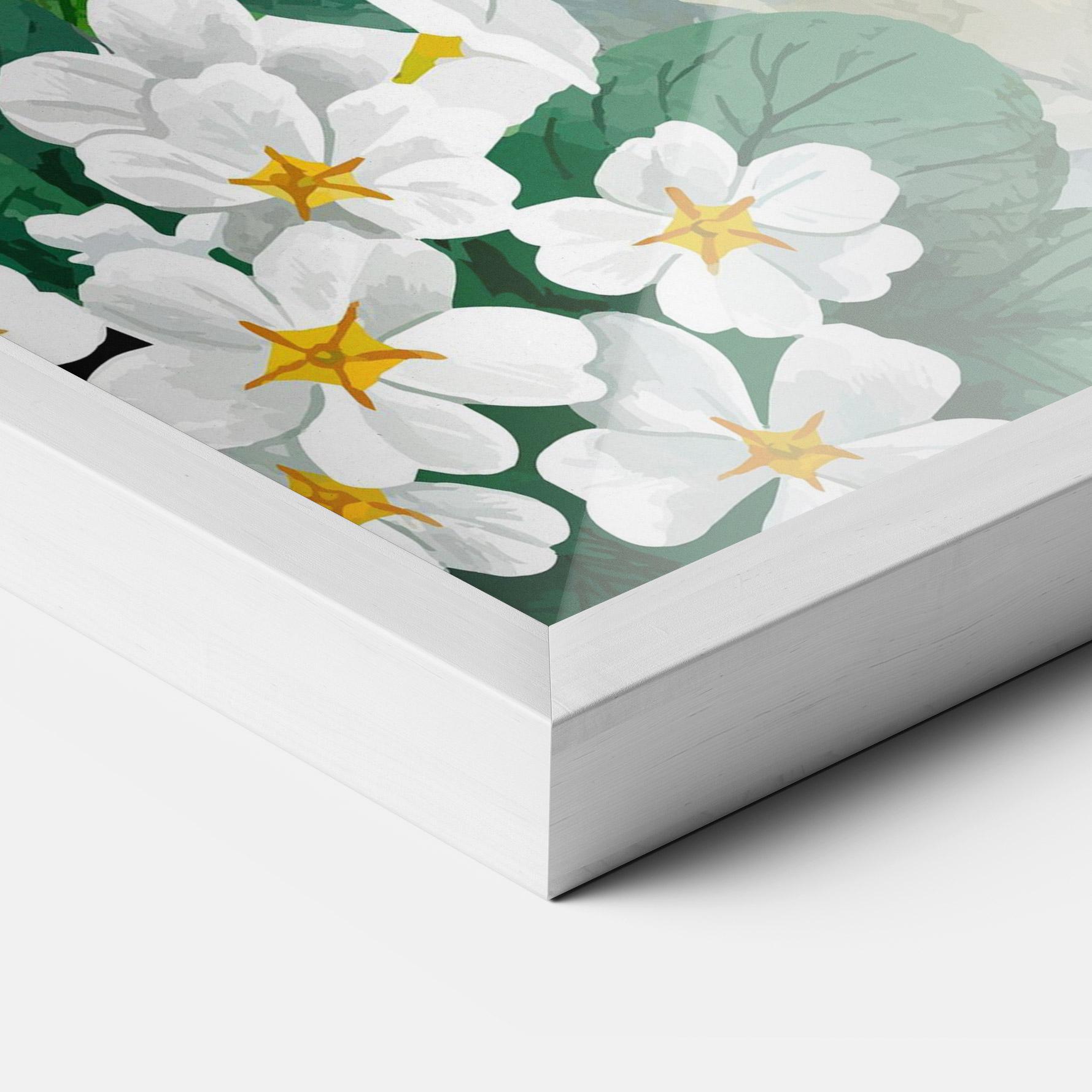 Poster Înrămat Green Rose Love mockup 3