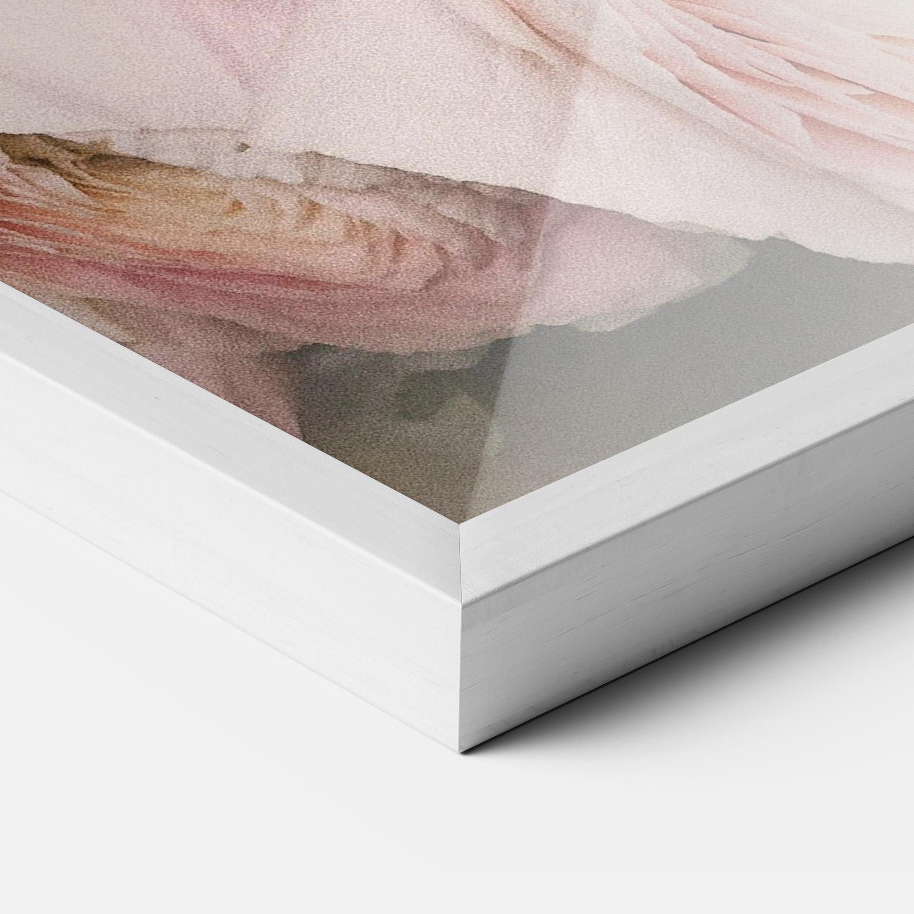 Poster Înrămat Pink Rose Bouquet mockup 3