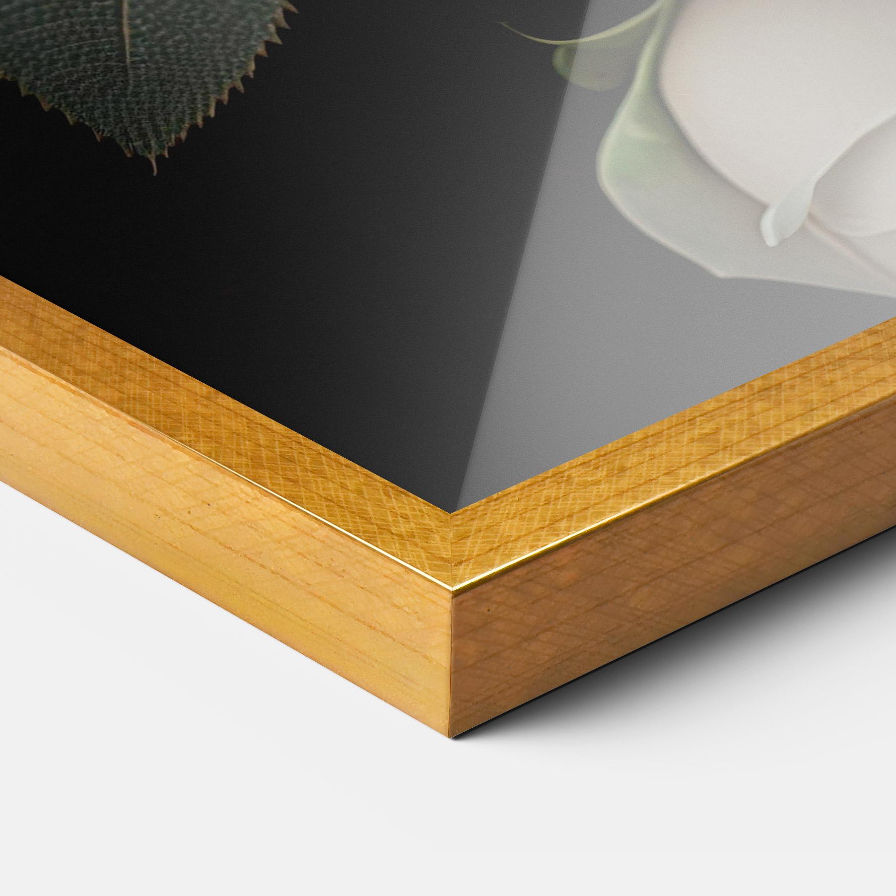 Poster Înrămat Cream Roses Close Up mockup 3