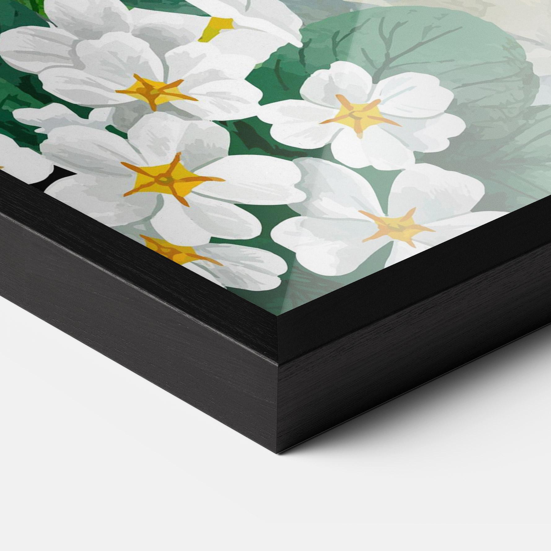 Poster Înrămat Green Rose Love mockup 3