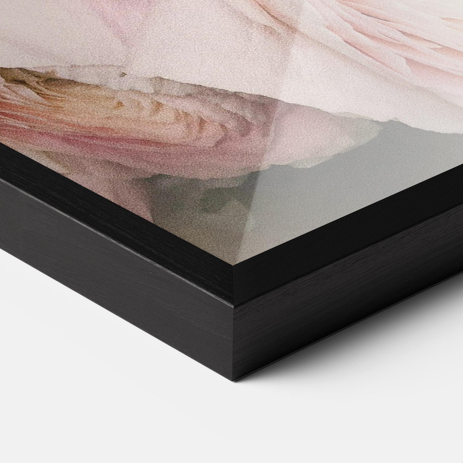 Poster Înrămat Pink Rose Bouquet mockup 3