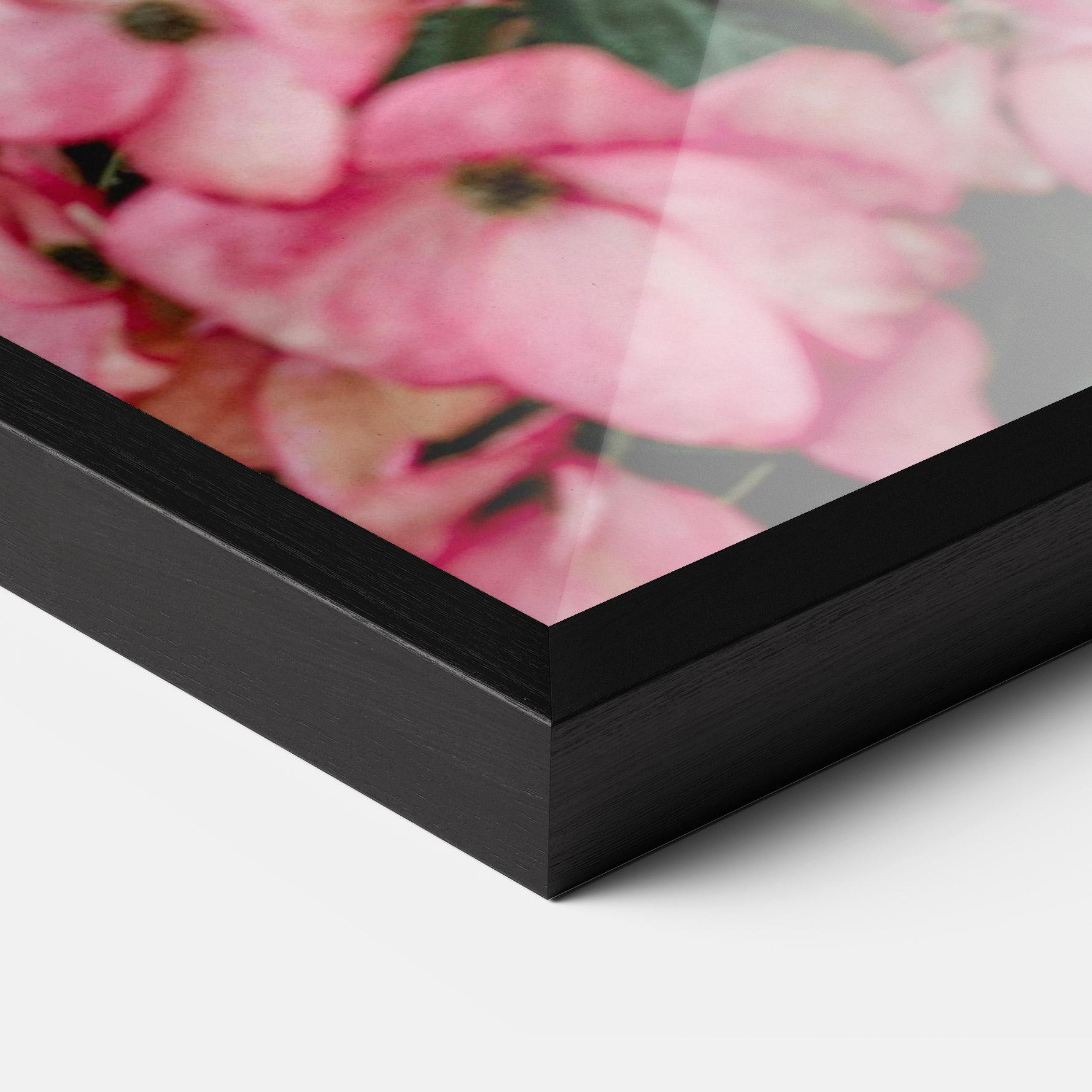 Poster Înrămat Pink Rose Flower Tree mockup 3