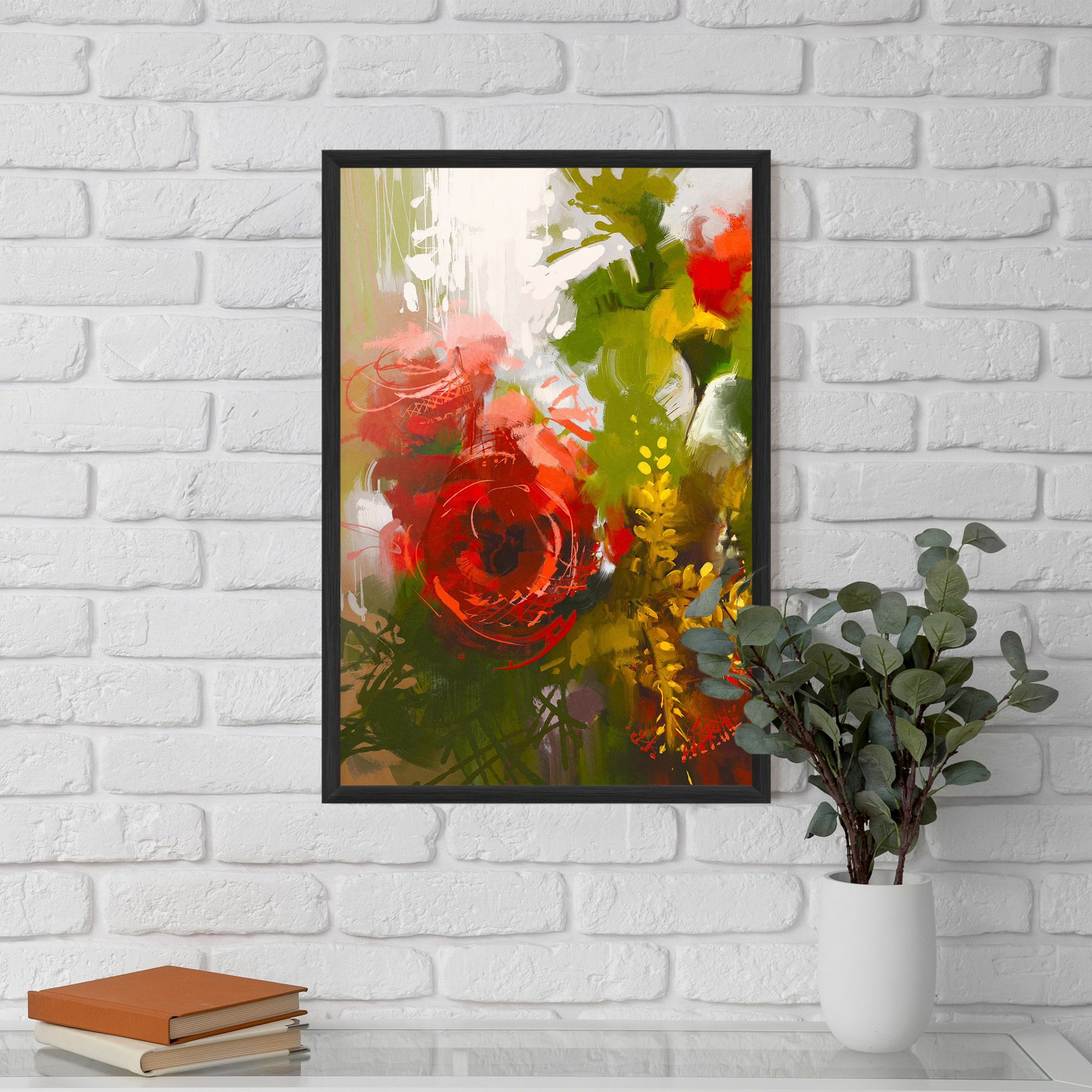 Red Rose Painting mockup 5