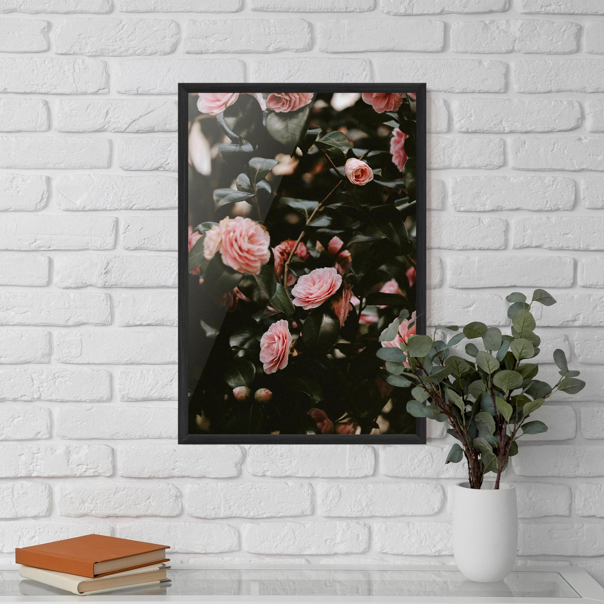 Poster Înrămat Rose Tree mockup 5