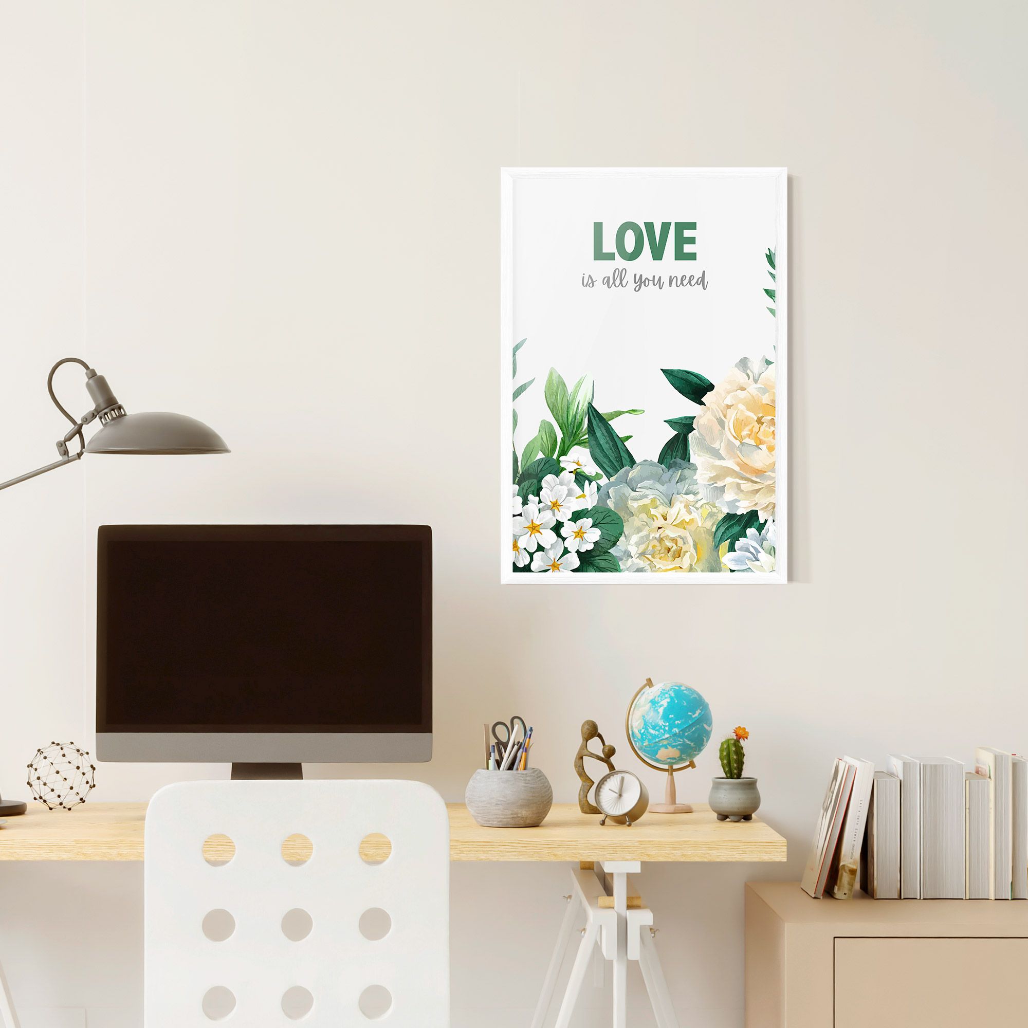 Green Rose Love mockup 6