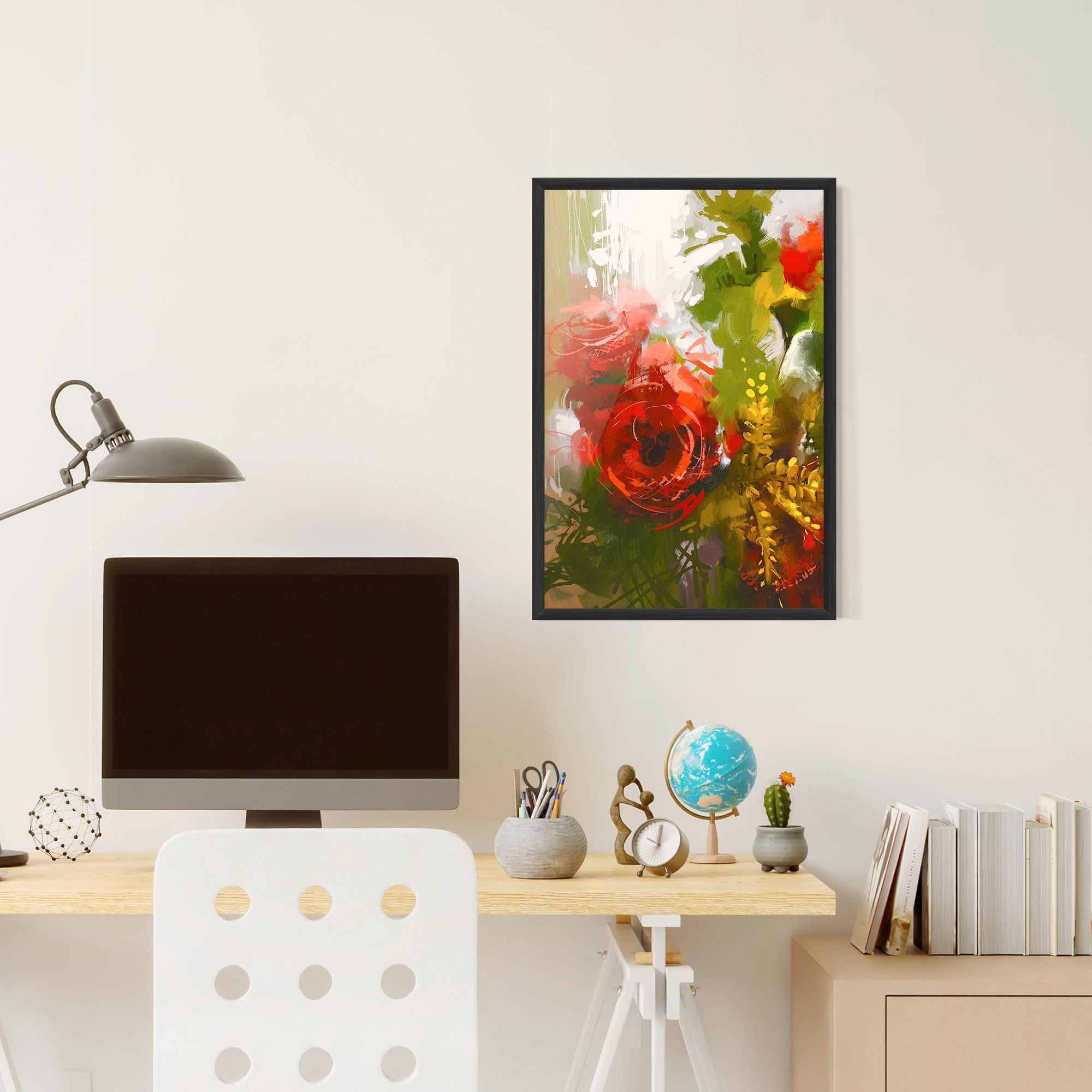 Red Rose Painting mockup 6