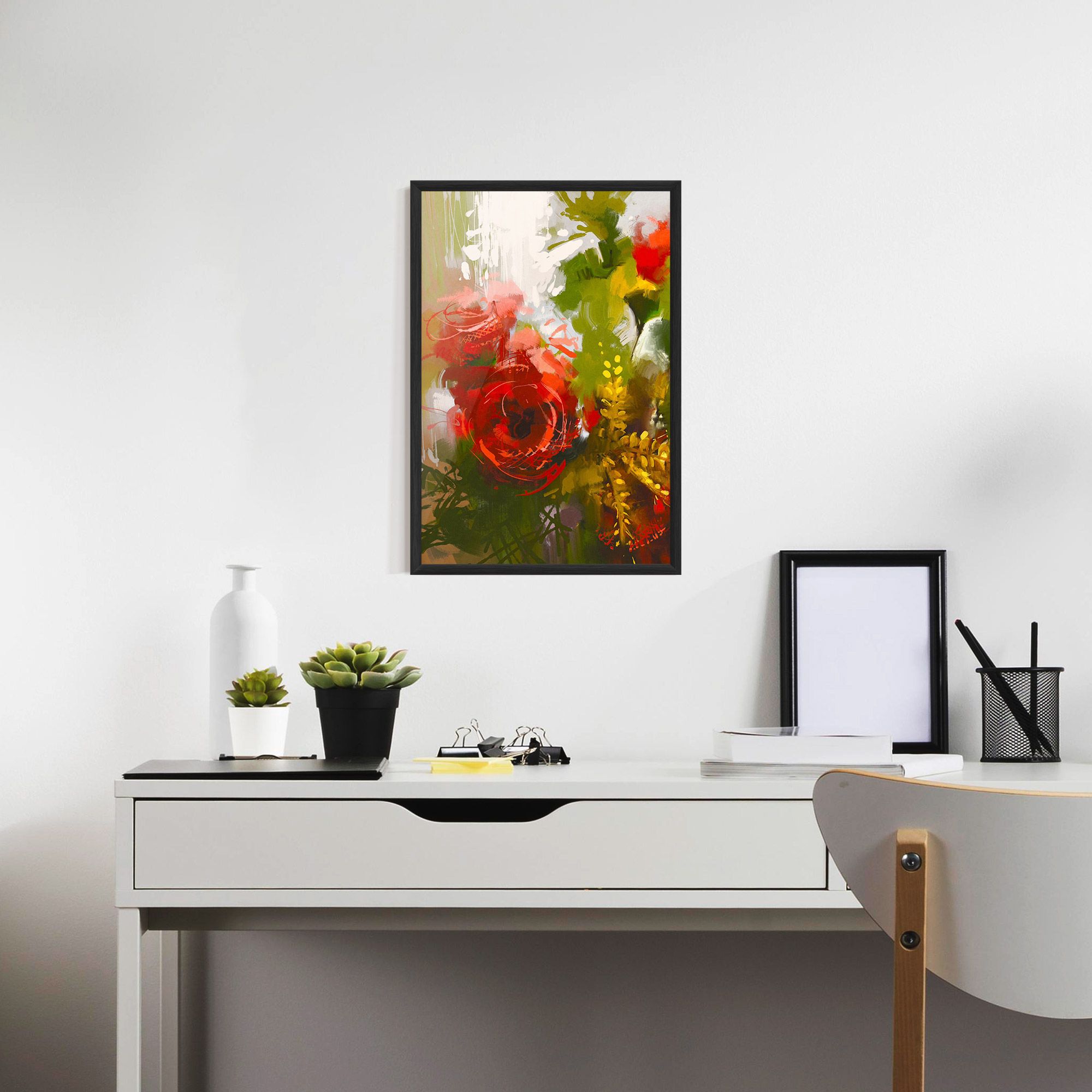 Red Rose Painting mockup 7