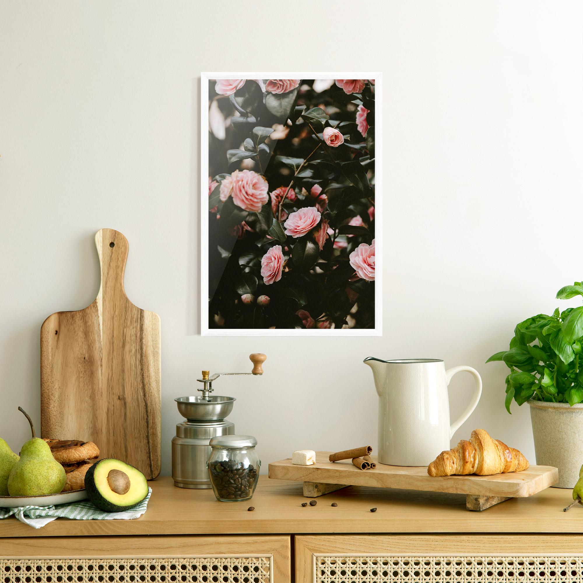 Poster Înrămat Rose Tree mockup 8