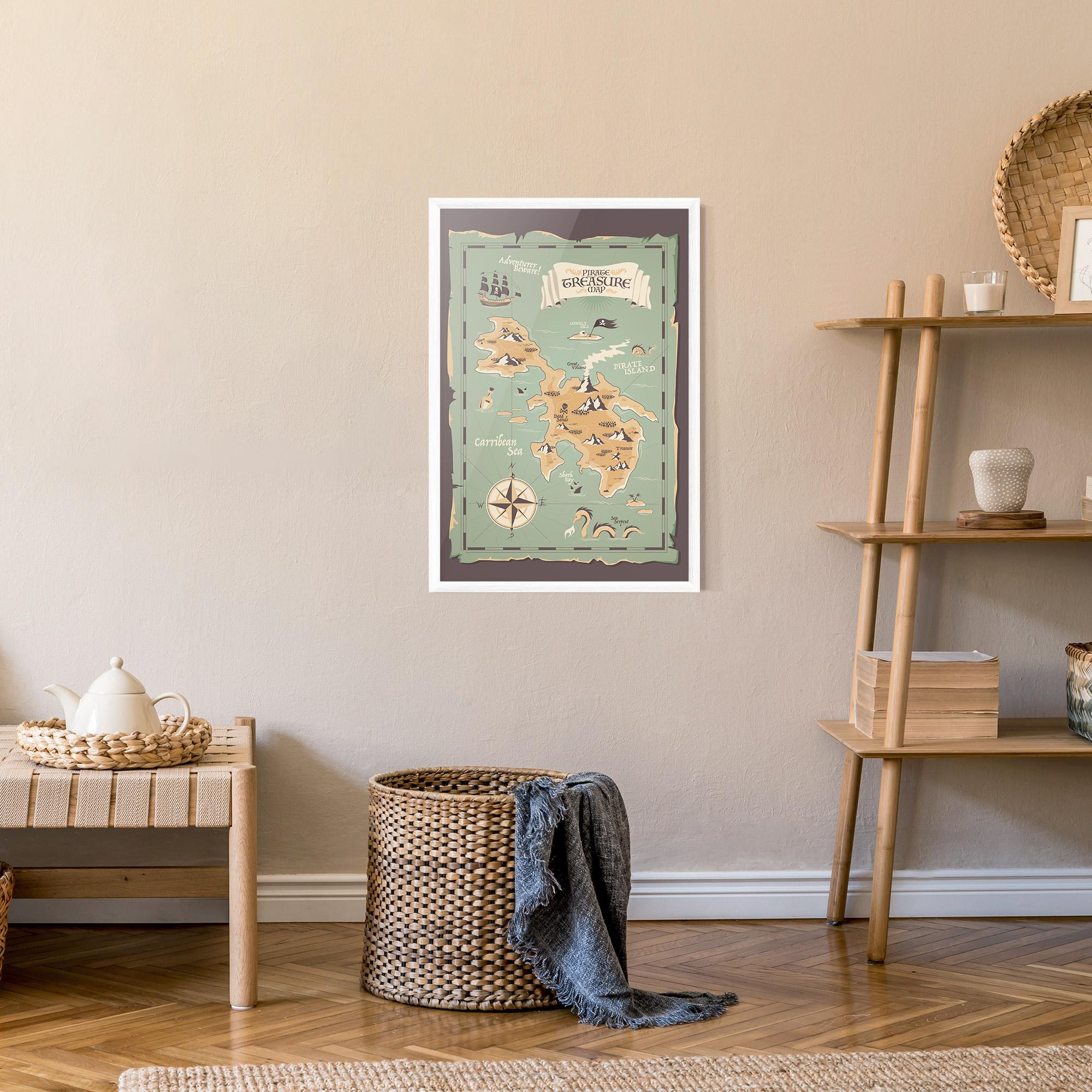 Poster Înrămat Adventurer Beware mockup 9