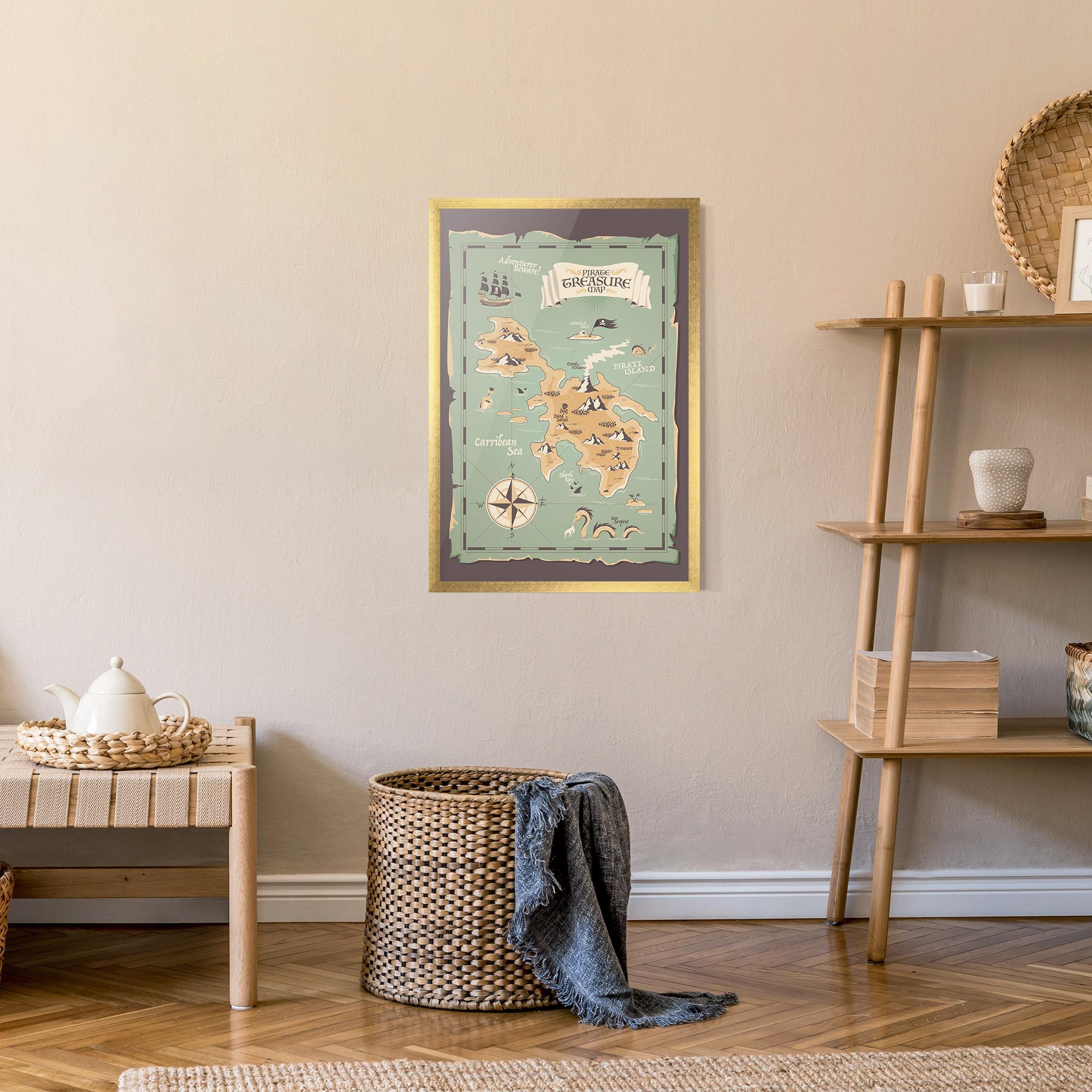 Poster Înrămat Adventurer Beware mockup 9