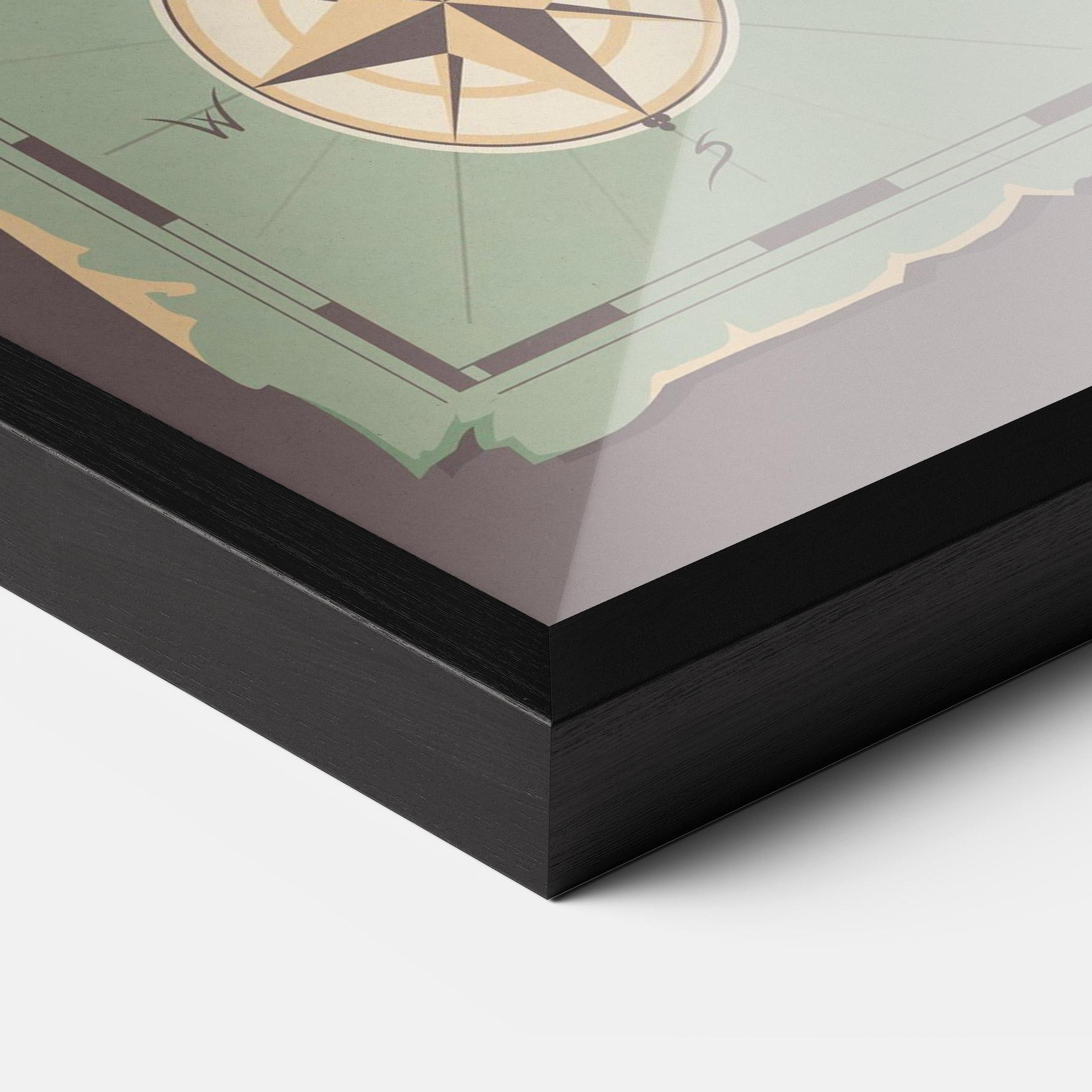 Poster Înrămat Adventurer Beware mockup 3