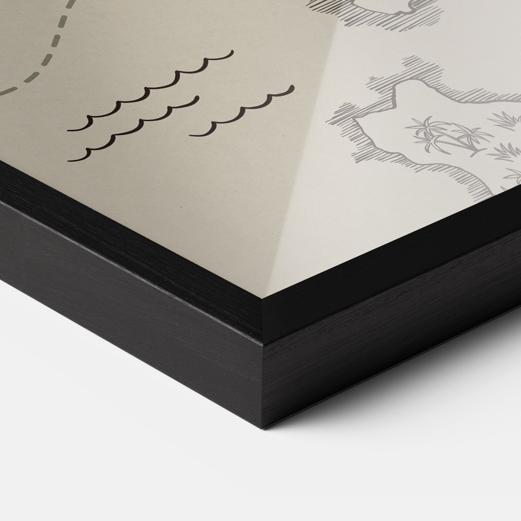 Cream Island Map mockup 3