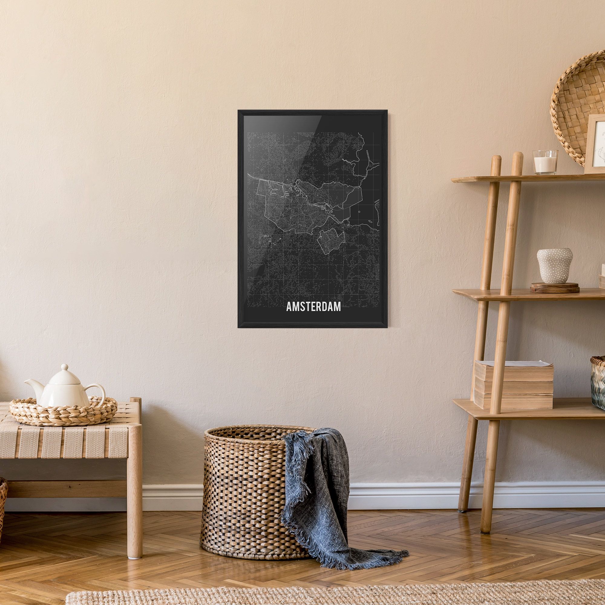 Amsterdam Grey Map mockup 9