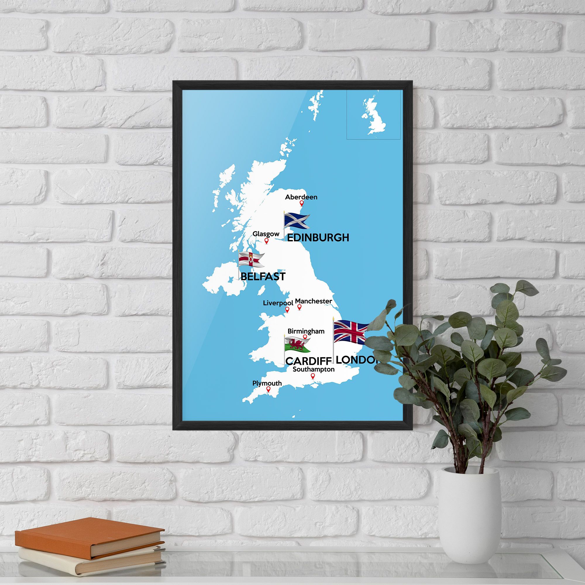 England Map mockup 5