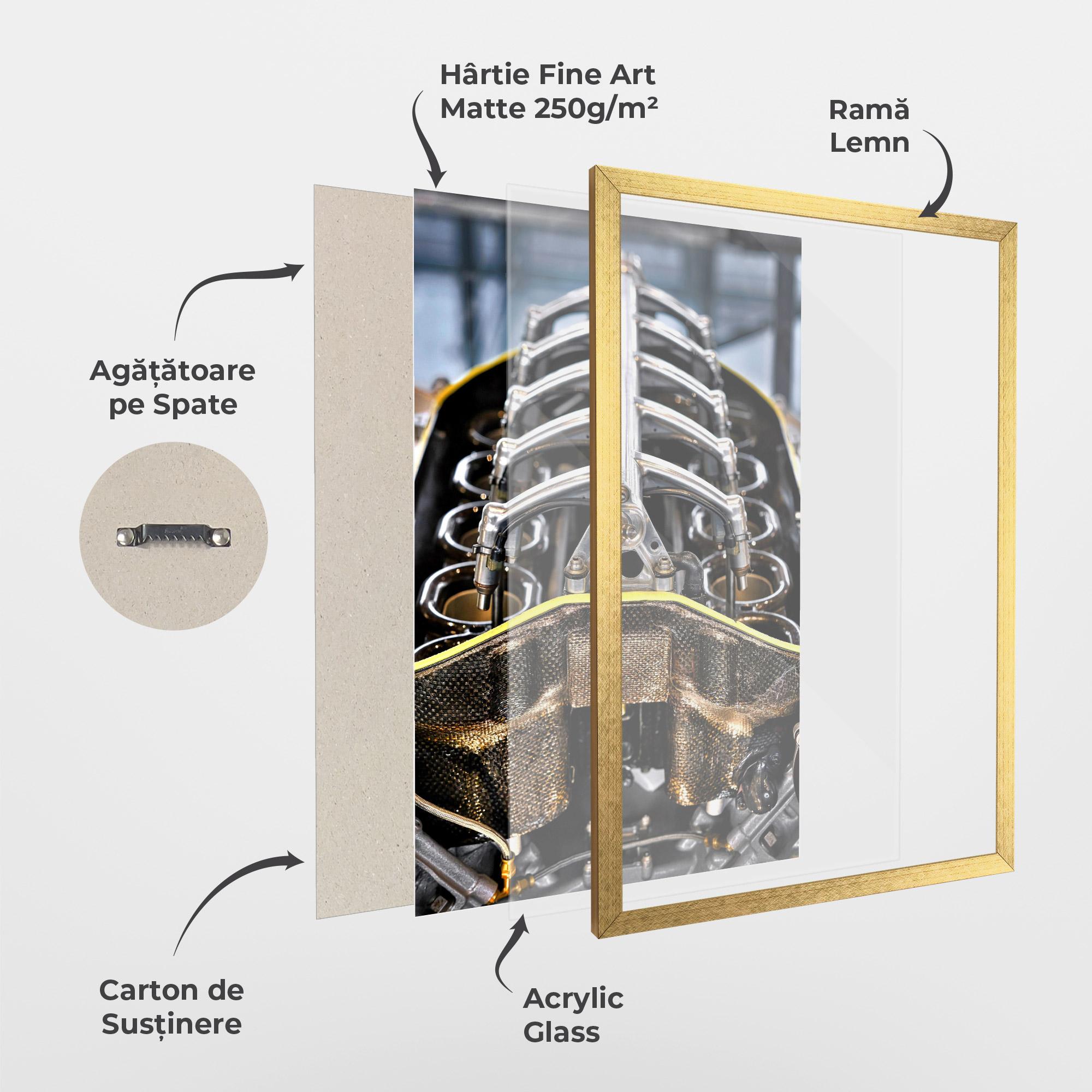 Poster Înrămat Engine mockup 1