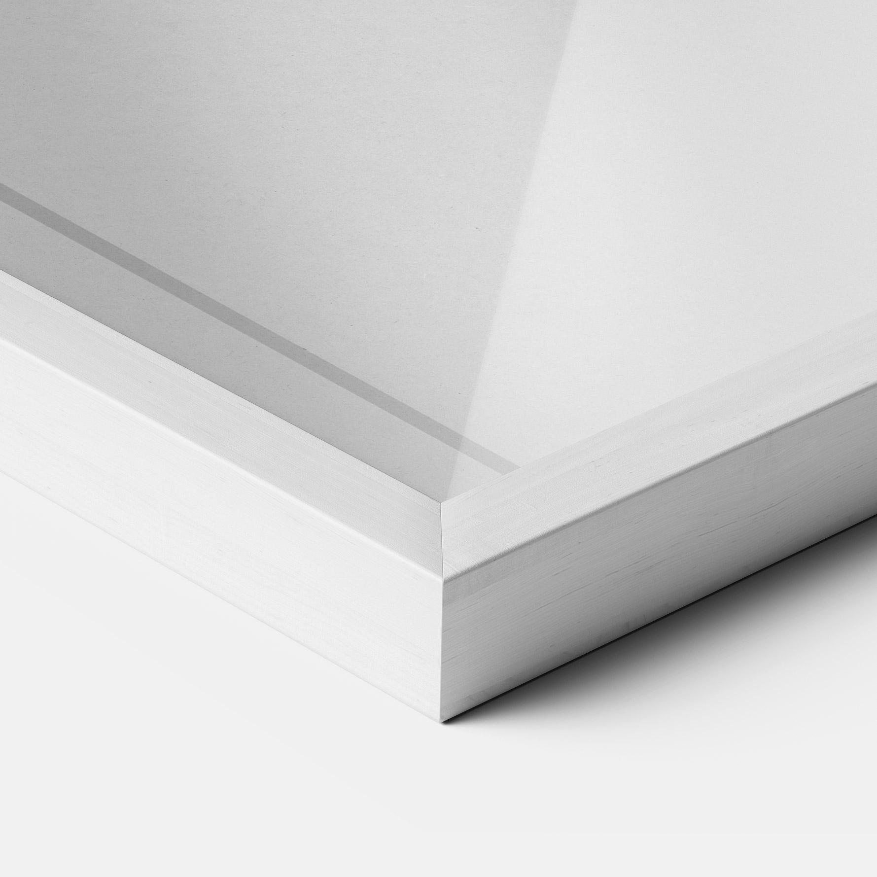 Poster Înrămat White Formula 1 mockup 3