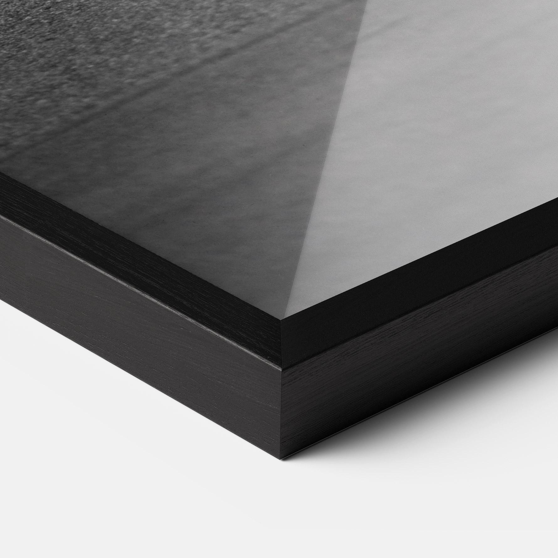 Poster Înrămat Grey F1 Car mockup 3