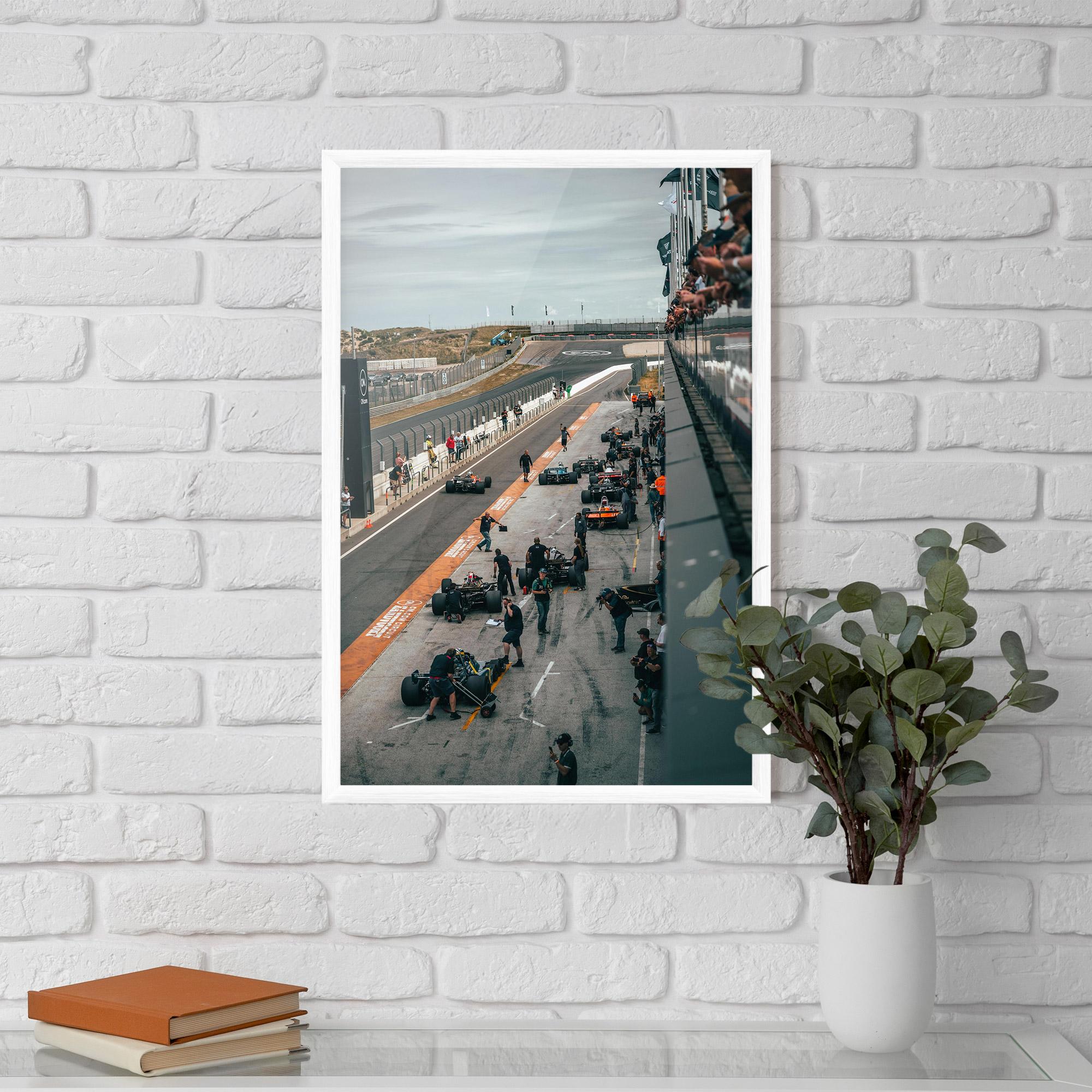 Poster Înrămat Fromula 1 Cars mockup 5