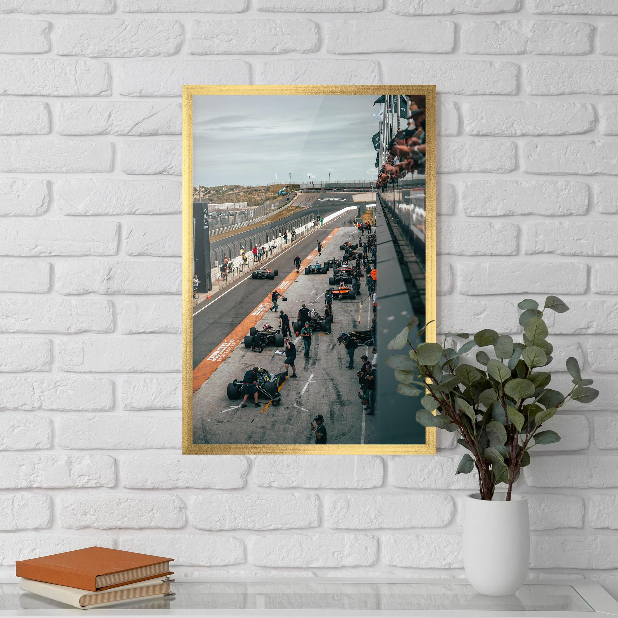 Poster Înrămat Fromula 1 Cars mockup 5