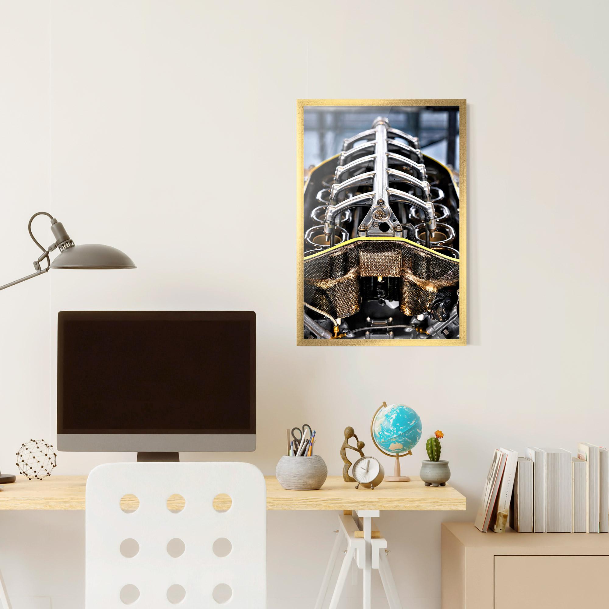 Poster Înrămat Engine mockup 6