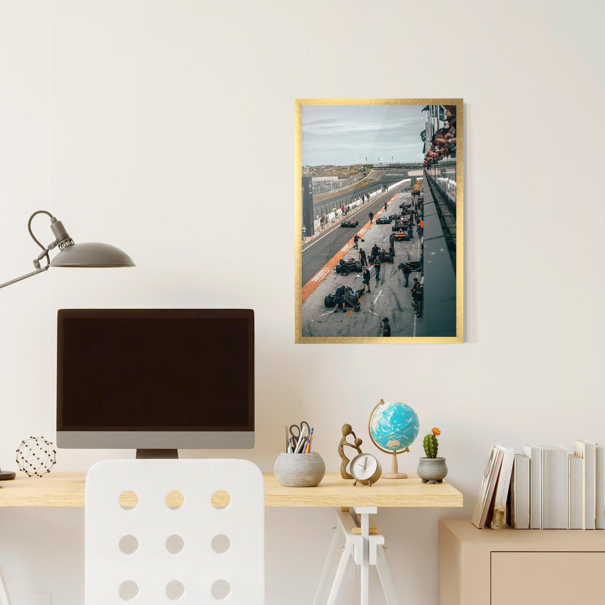 Poster Înrămat Fromula 1 Cars mockup 6