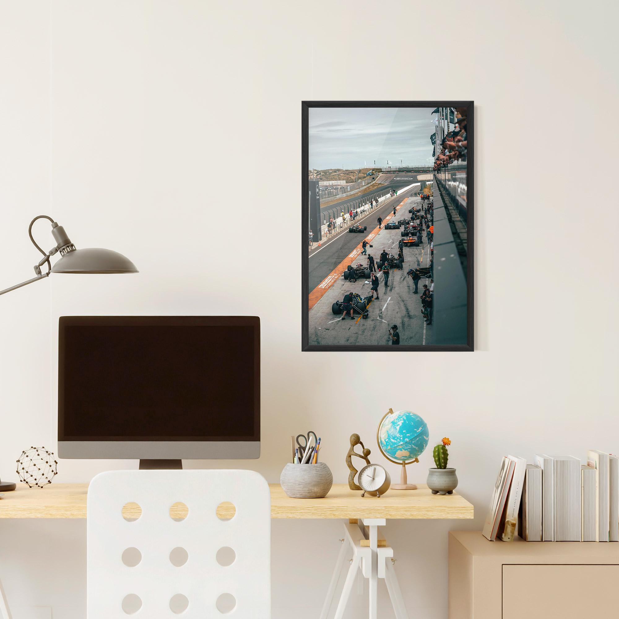 Poster Înrămat Fromula 1 Cars mockup 6