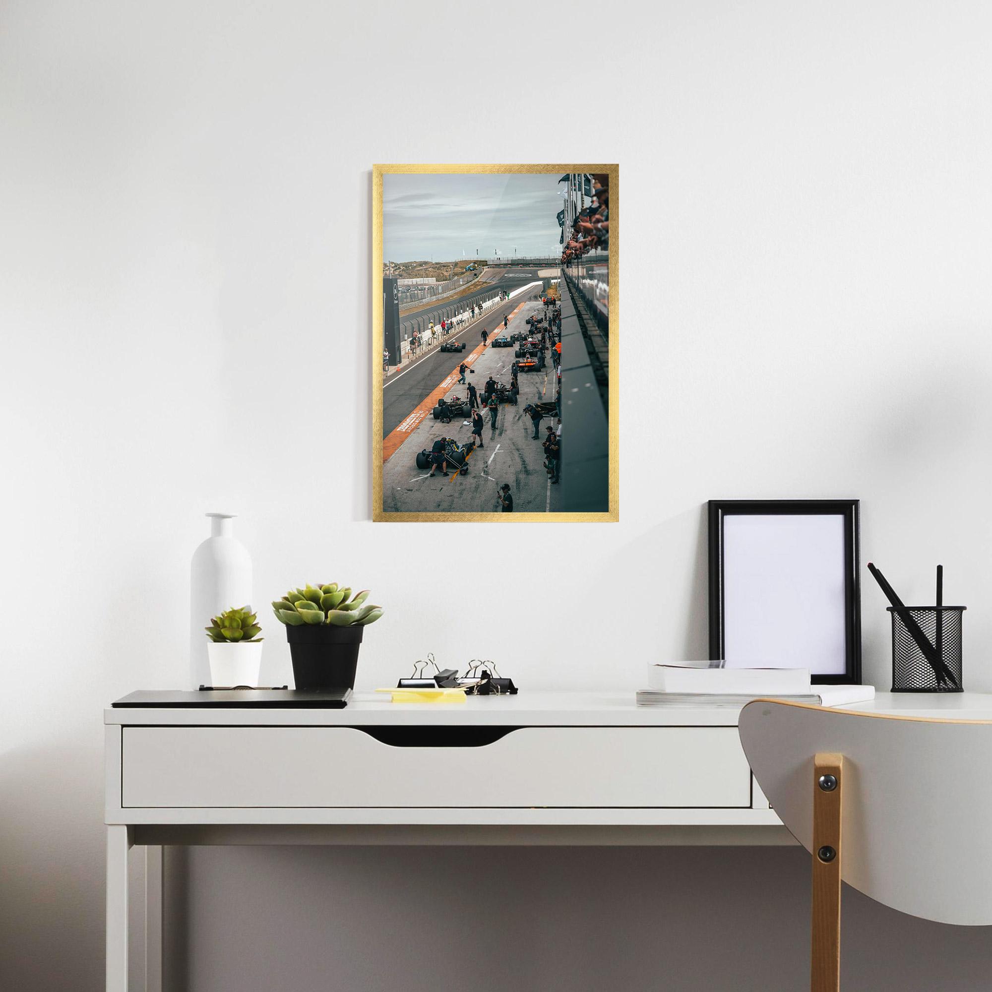 Poster Înrămat Fromula 1 Cars mockup 7