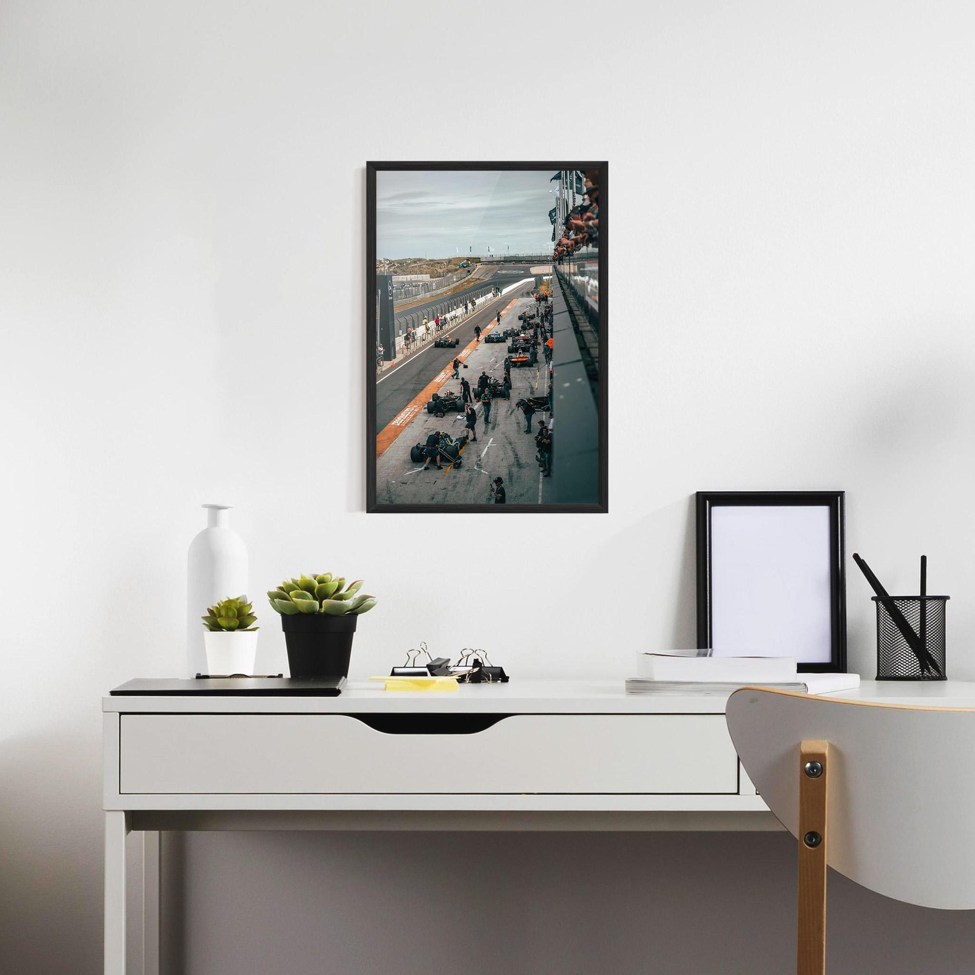 Poster Înrămat Fromula 1 Cars mockup 7