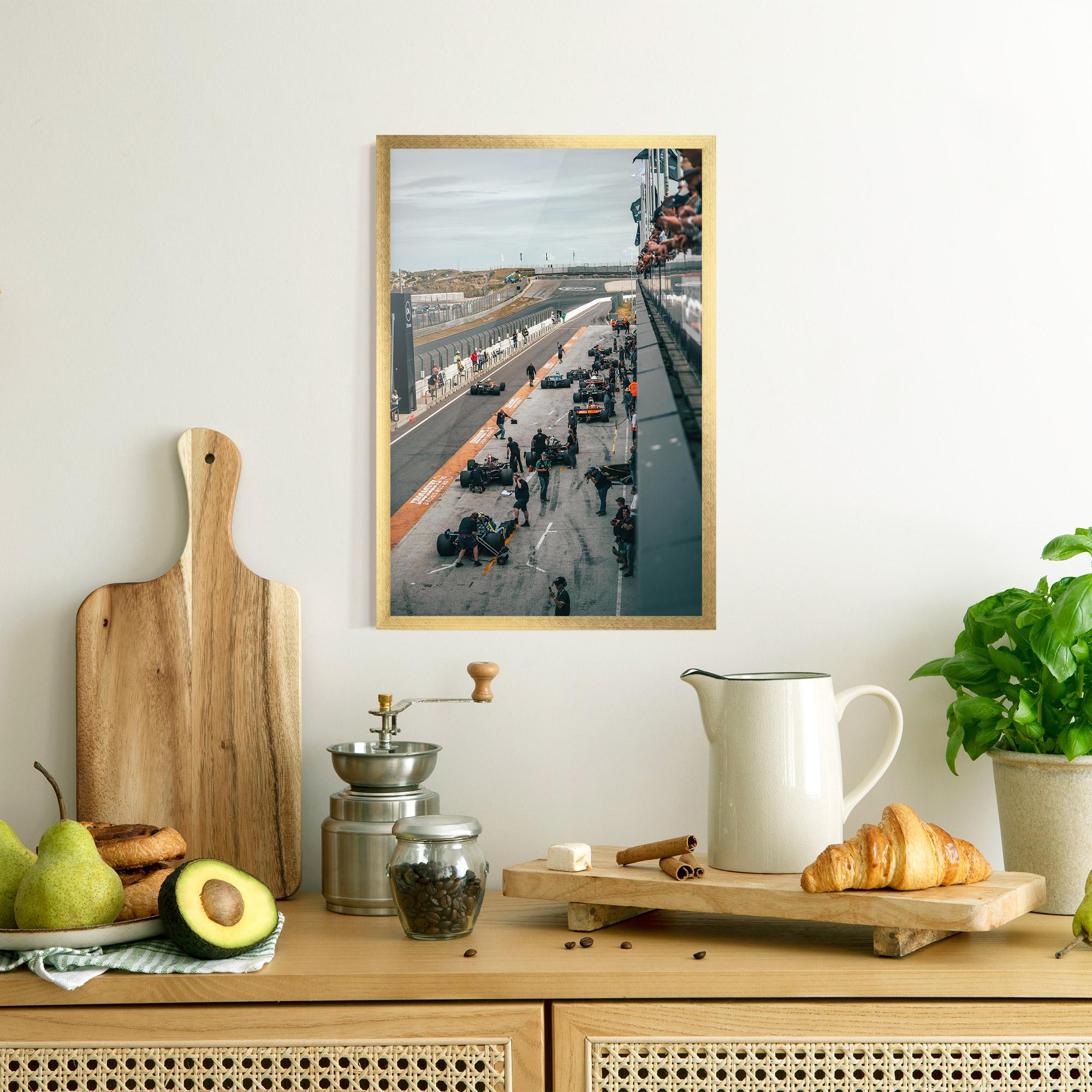 Poster Înrămat Fromula 1 Cars mockup 8